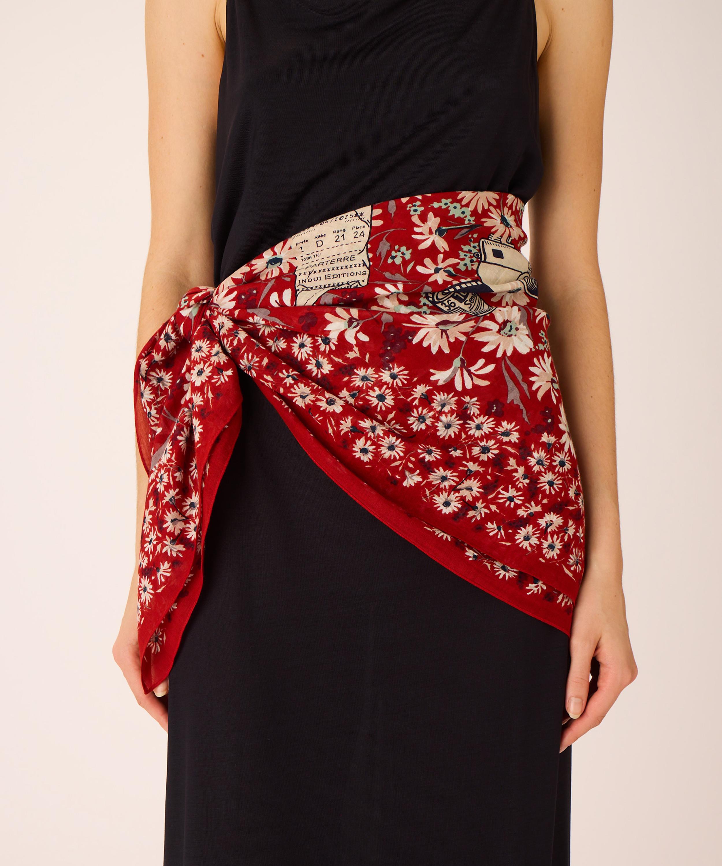 Inoui Editions - Faust Cotton Square Scarf image number 2