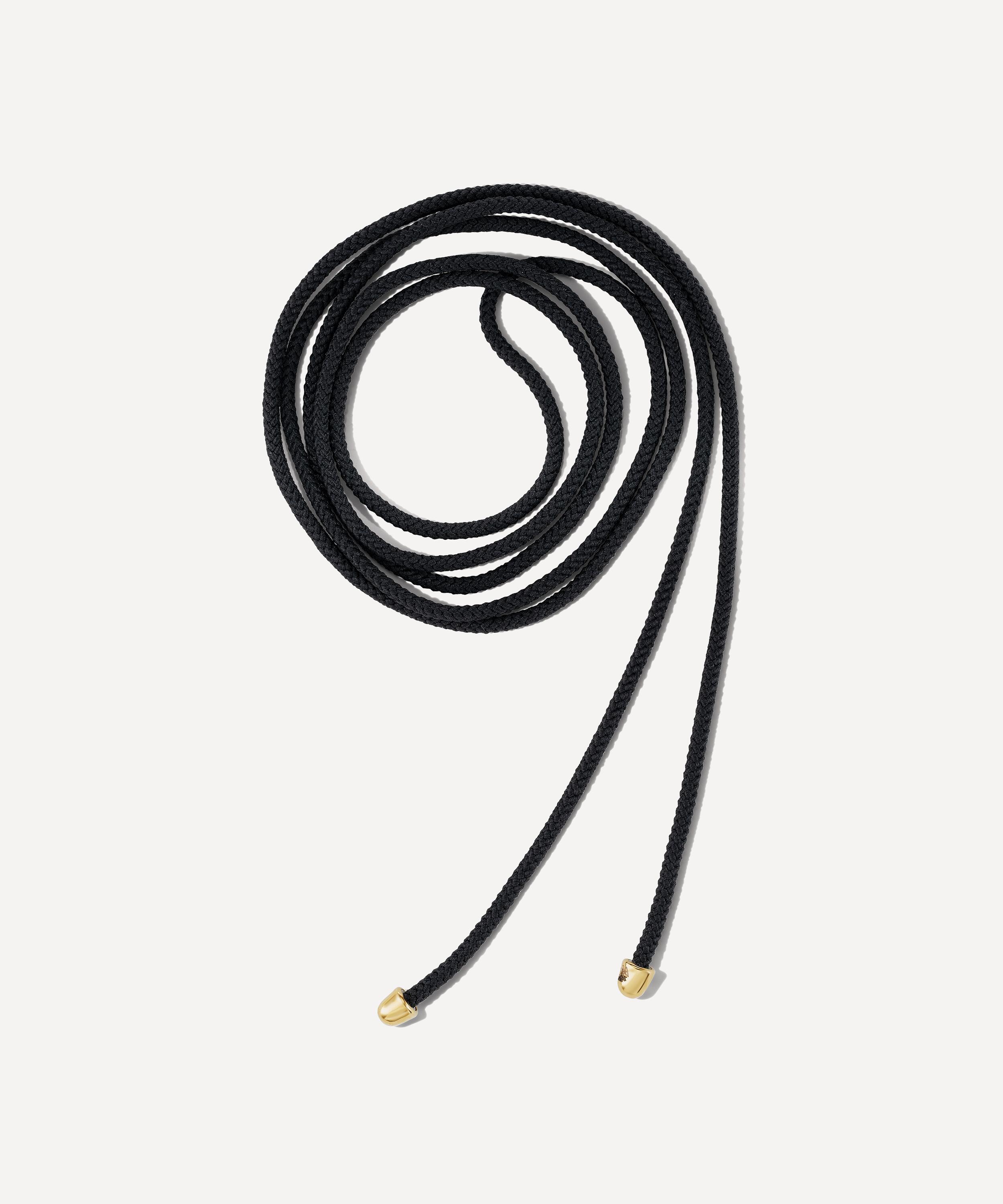 Marla Aaron - Knot the String Project Necklace in Black image number 0