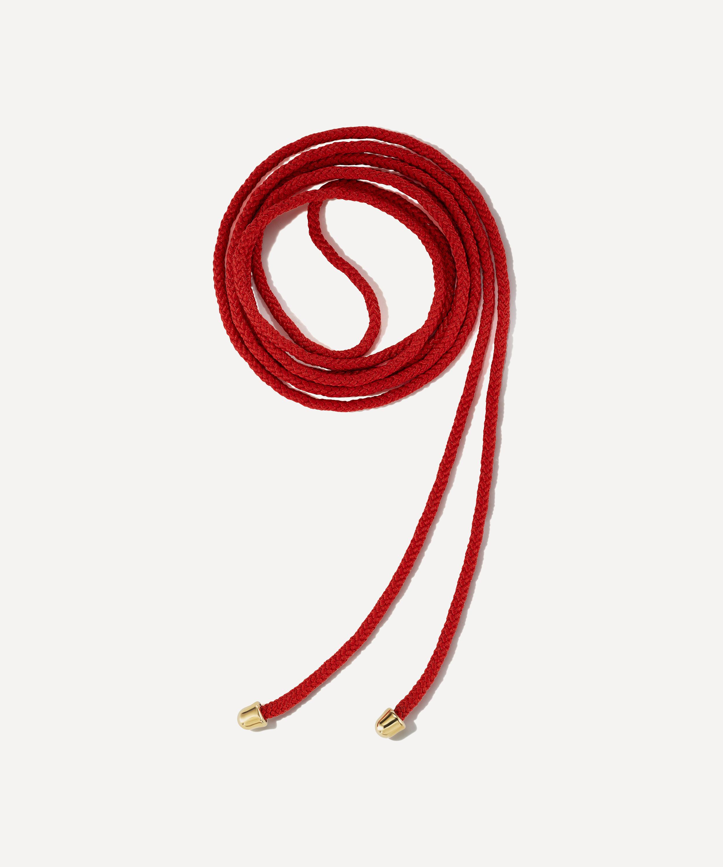 Marla Aaron - Knot the String Project Necklace in Red Balloon image number 0