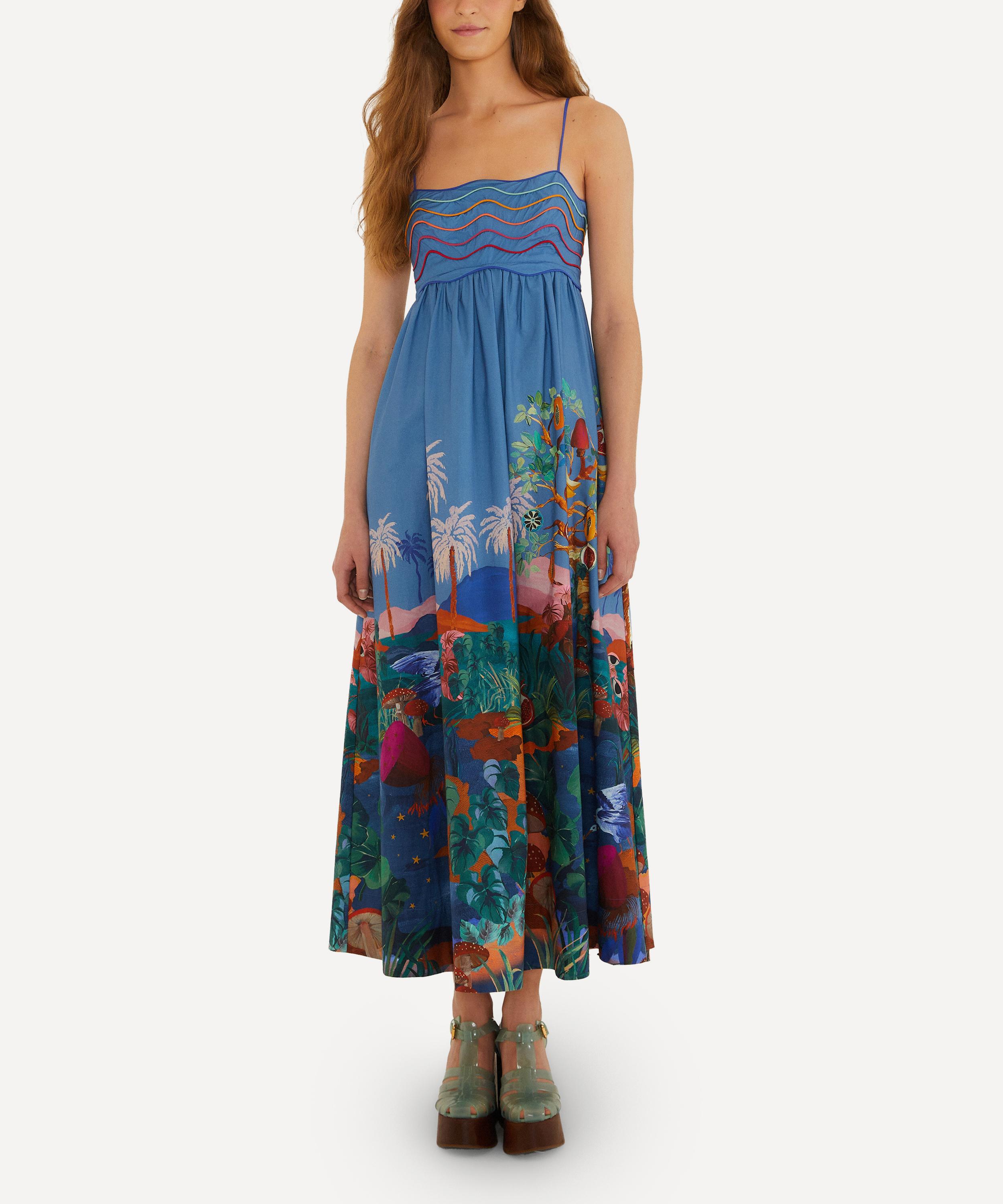 FARM Rio - Multicolor Dream Landscape Sleeveless Maxi Dress image number 0