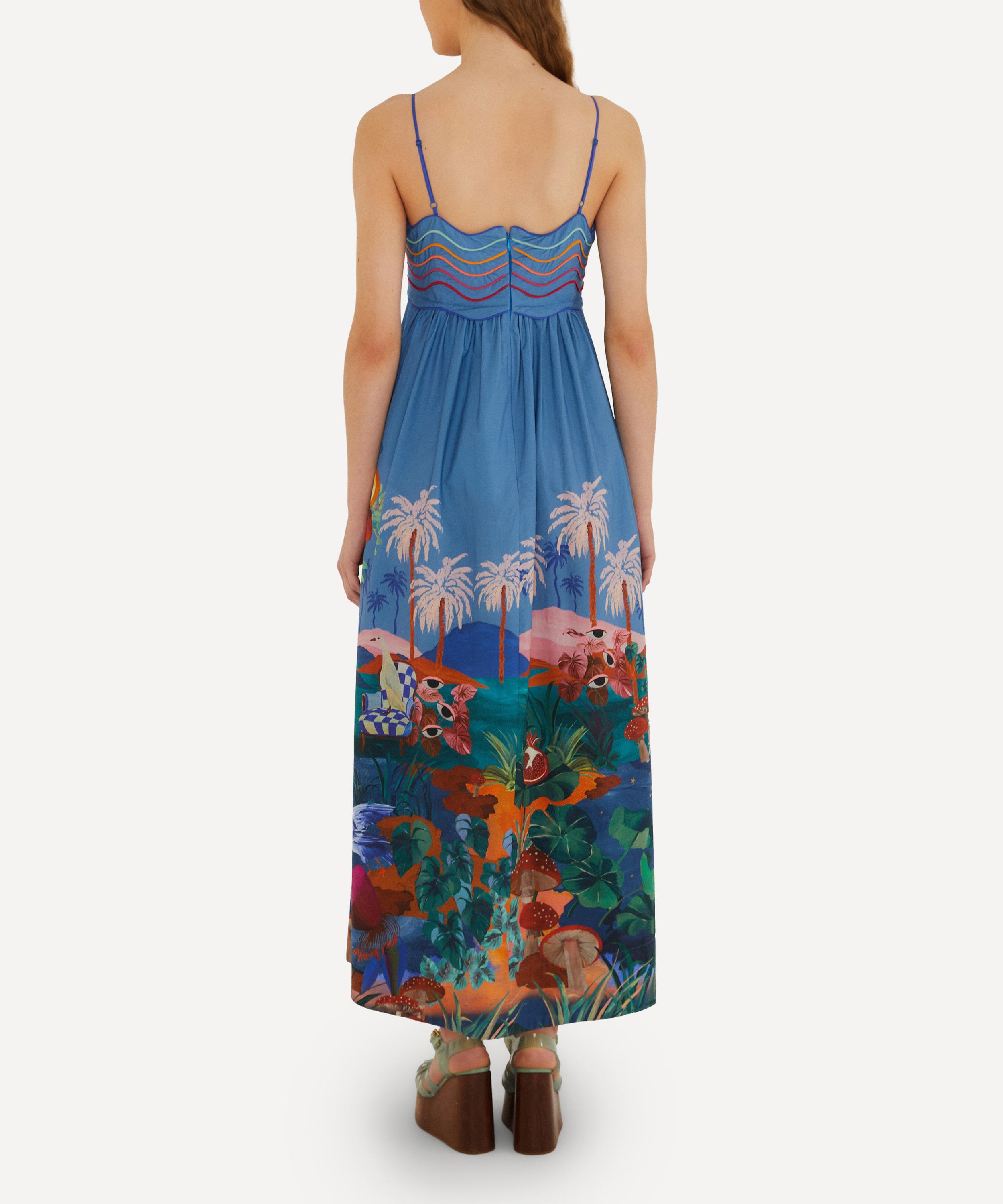 FARM Rio - Multicolor Dream Landscape Sleeveless Maxi Dress image number 2