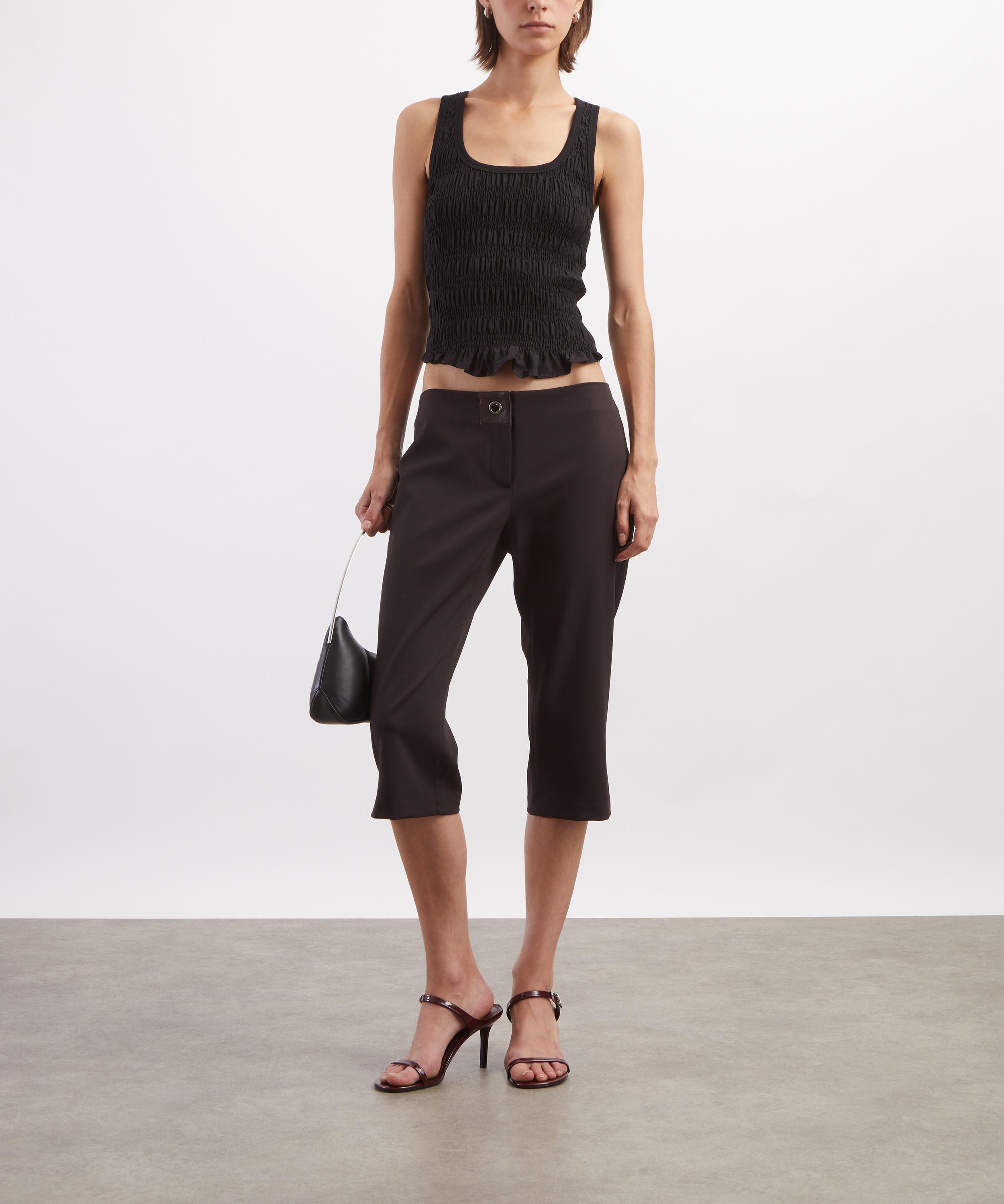 Peachy Den - Deba Onyx Shirred Vest Top image number 1