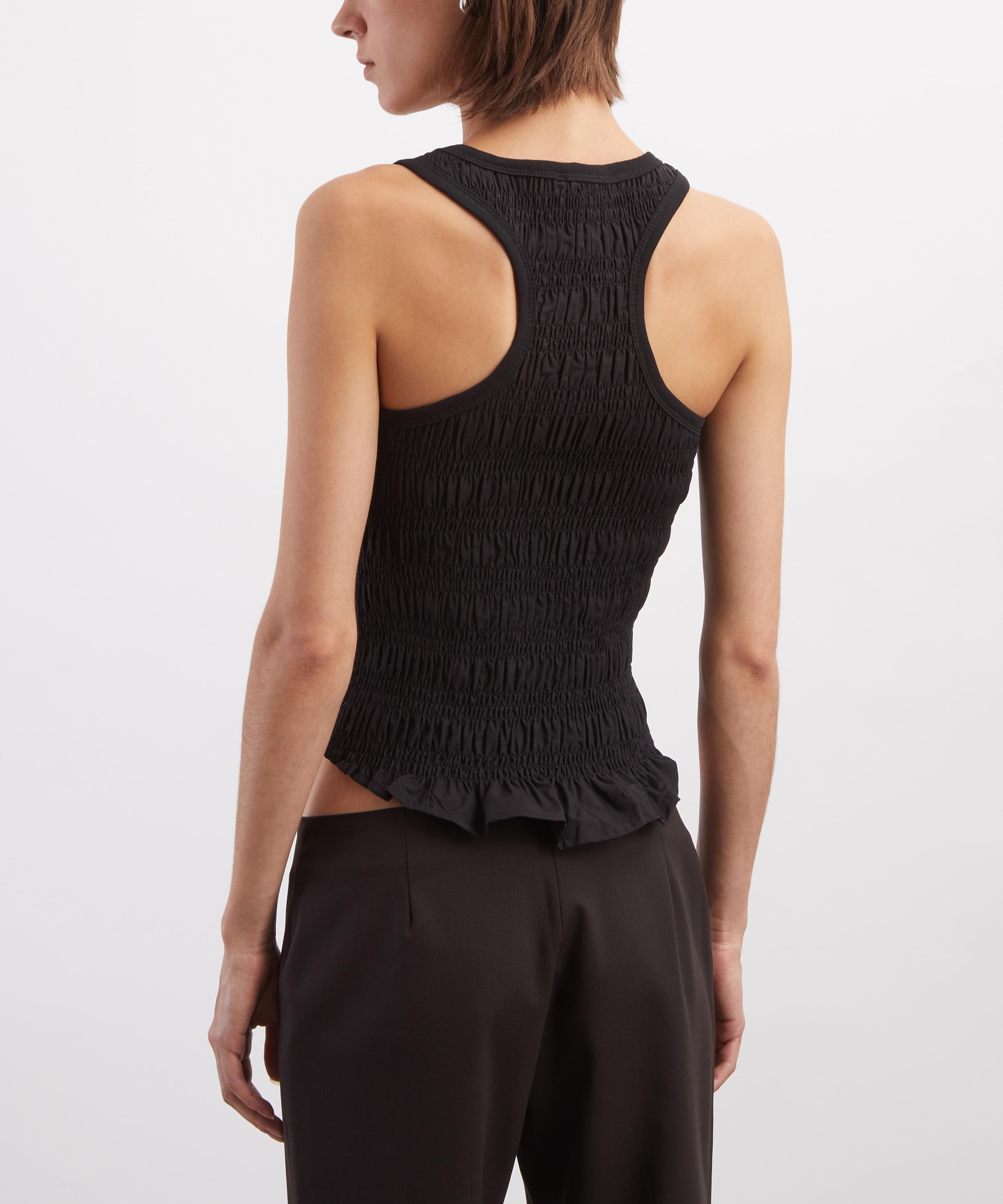 Peachy Den - Deba Onyx Shirred Vest Top image number 3
