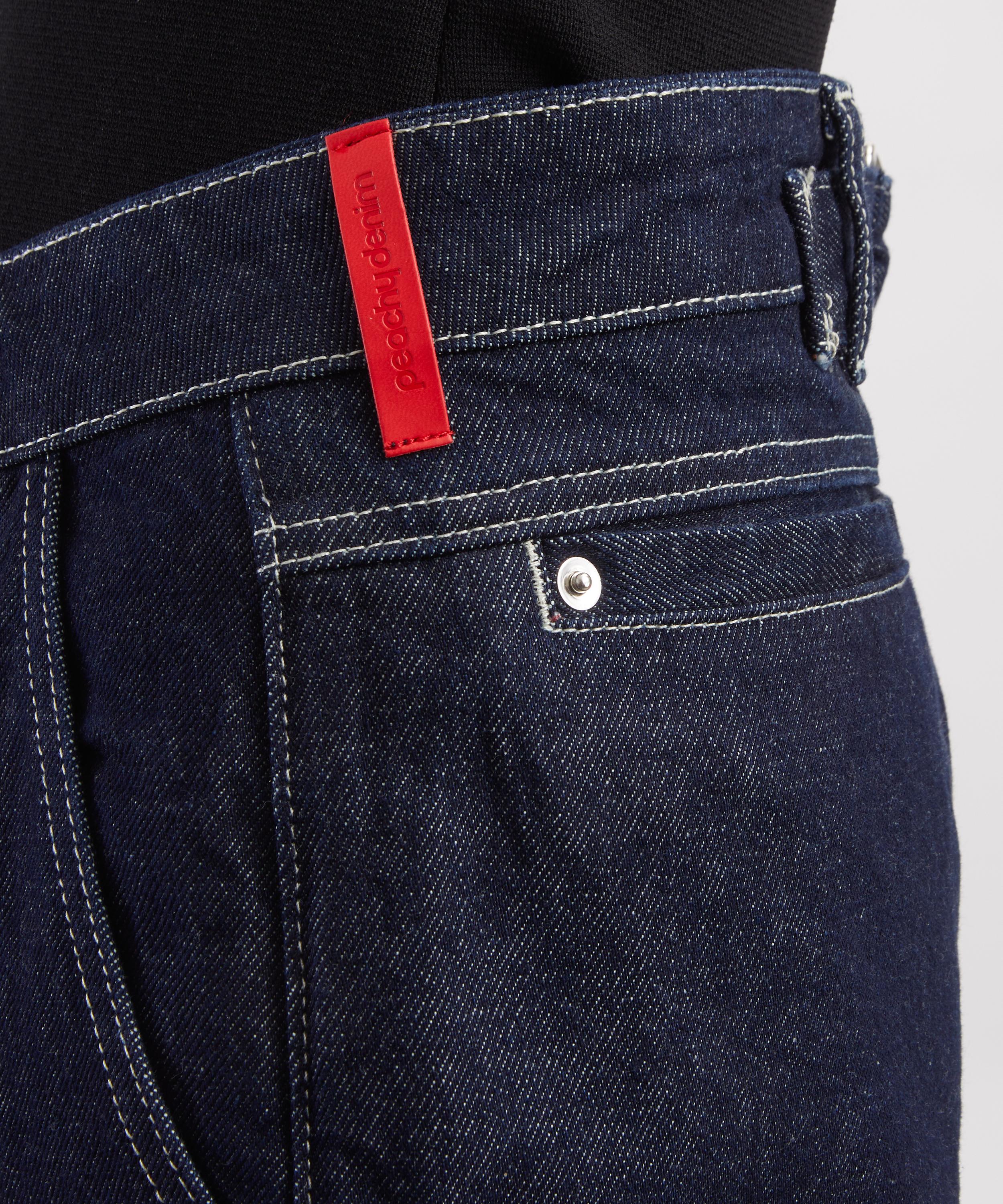 Peachy Den - Lita Tailored Jeans in Indigo Rinse image number 4