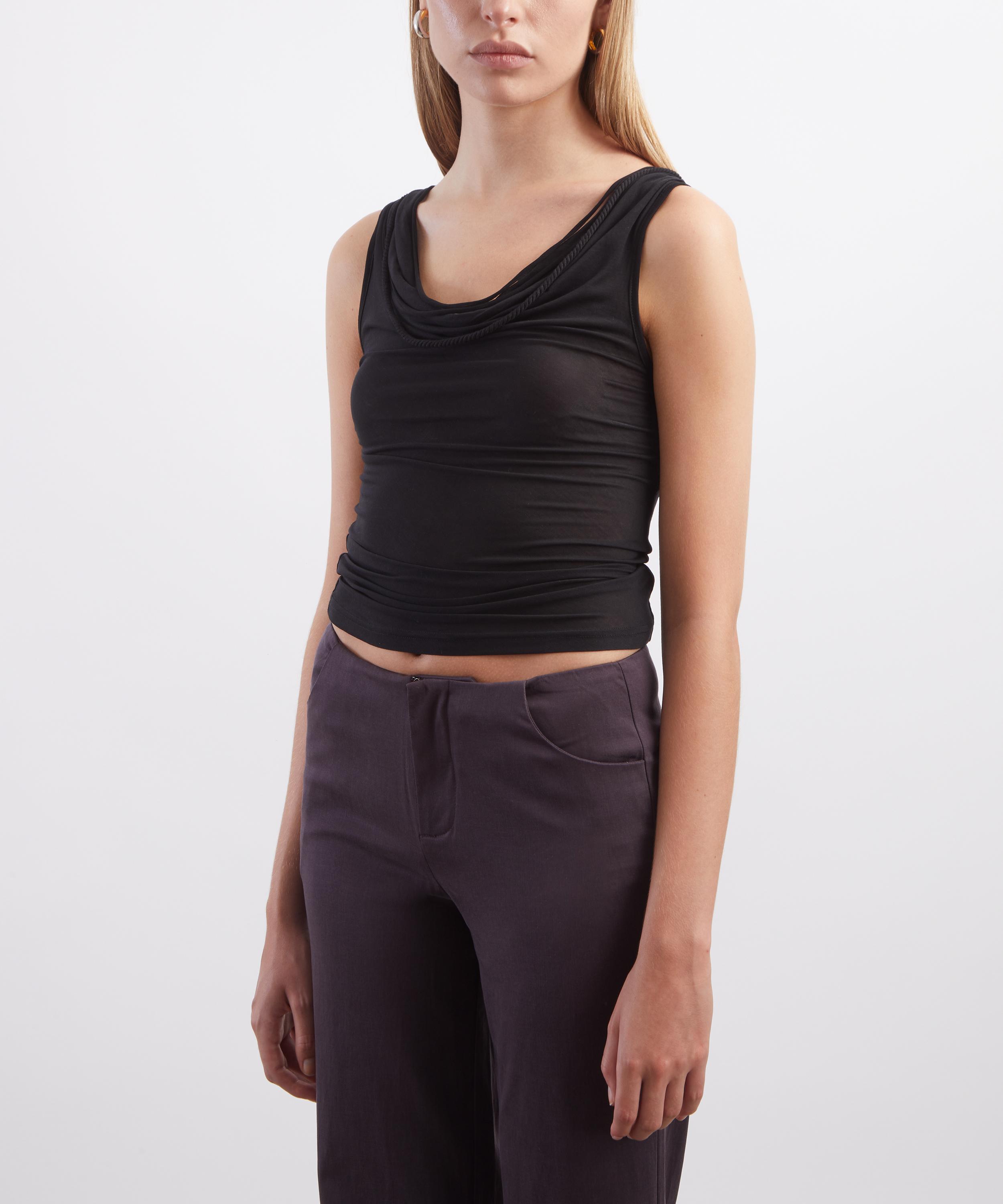 Peachy Den - Blanche Cowl-Neck Top image number 2