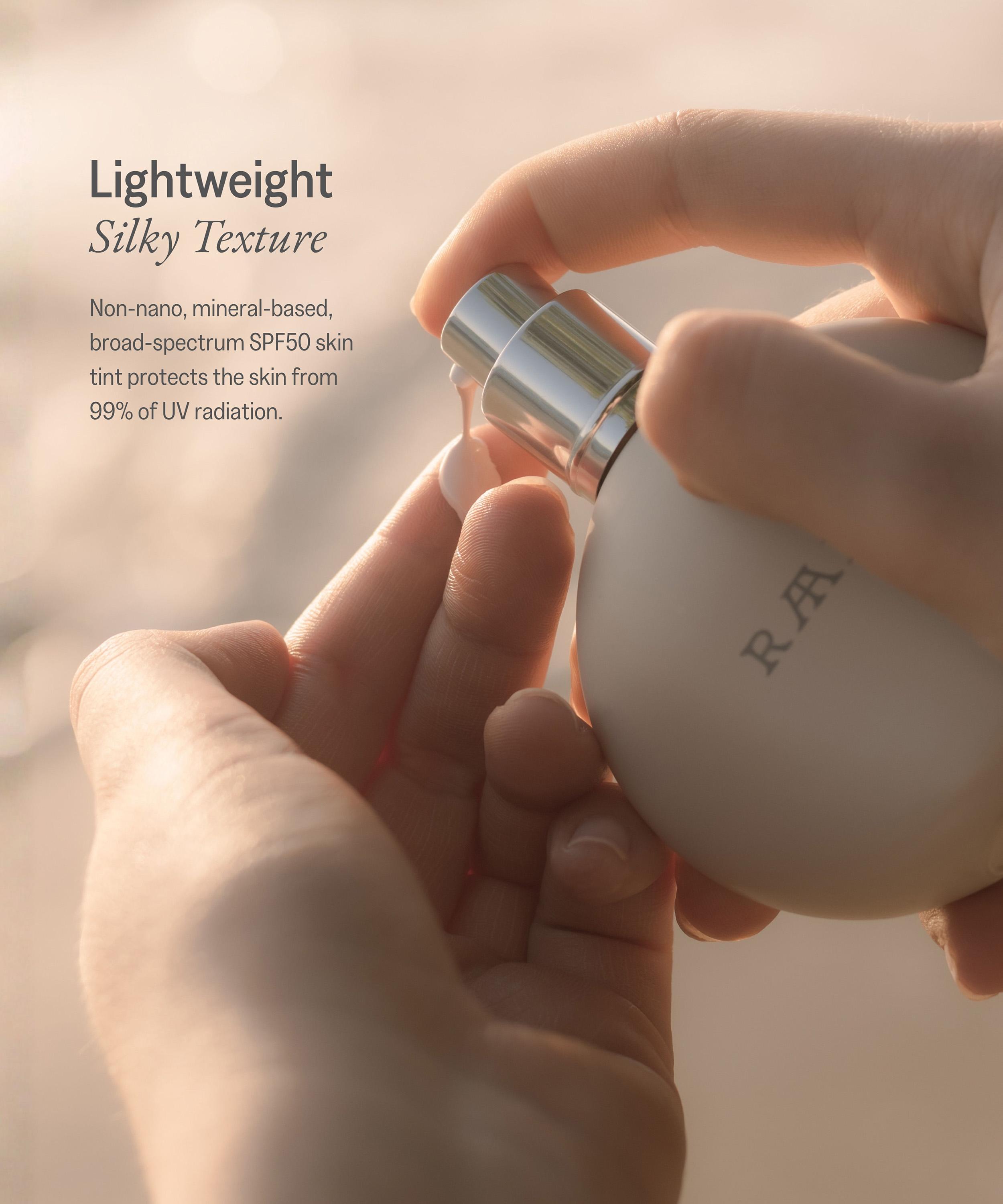 RAESO - Sun Milk Drops Tinted SPF50 45ml image number 3