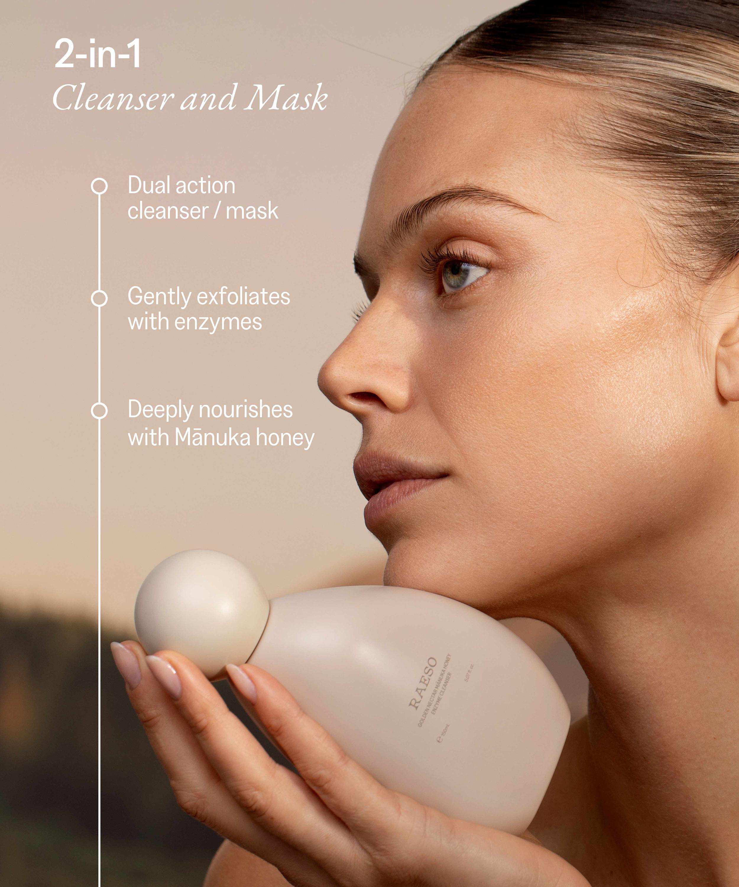 RAESO - Golden Nectar Manuka Honey Enzyme Cleanser 150ml image number 4