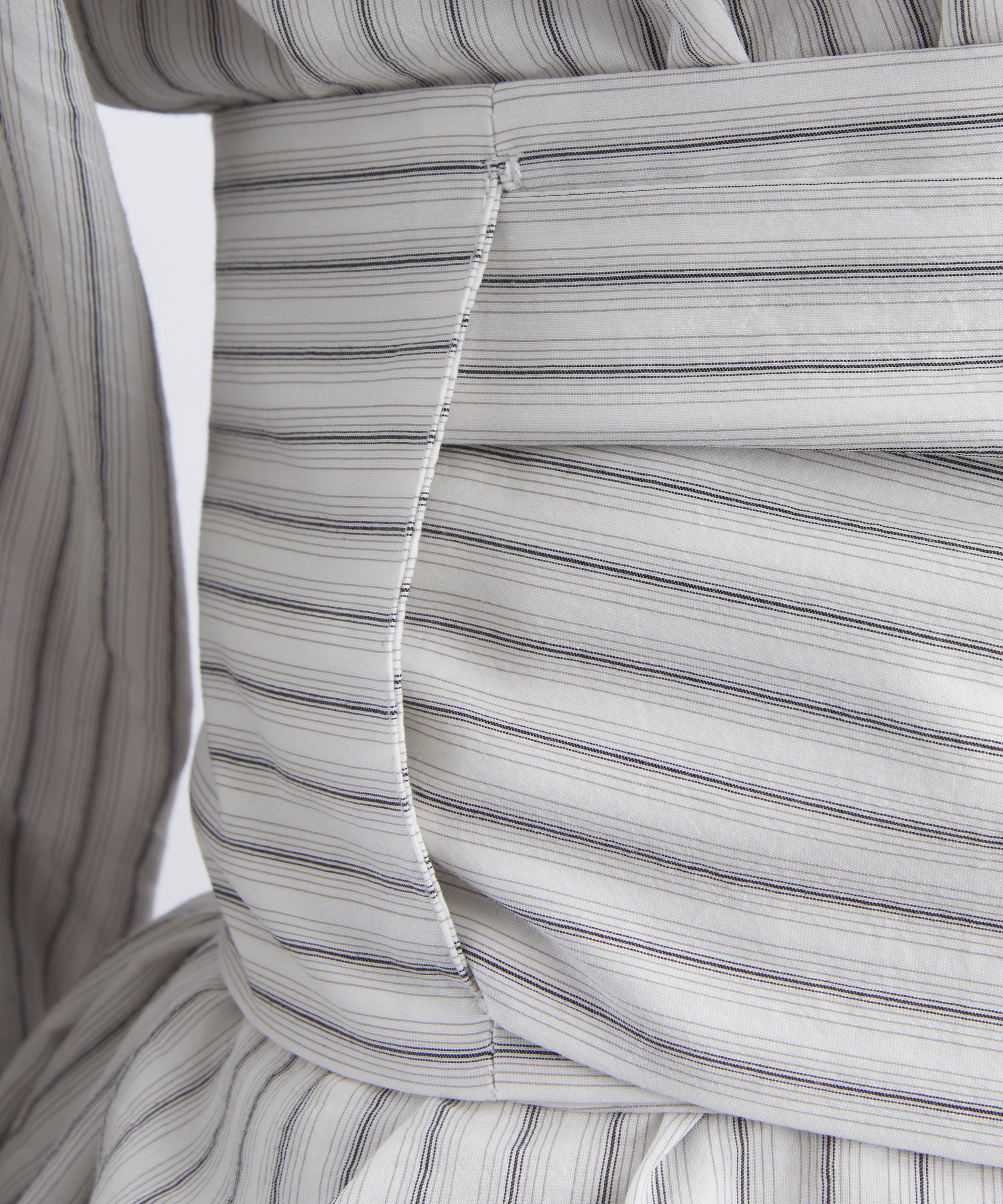 R&oacute;he - Silk Stripe Belted Shirt image number 4