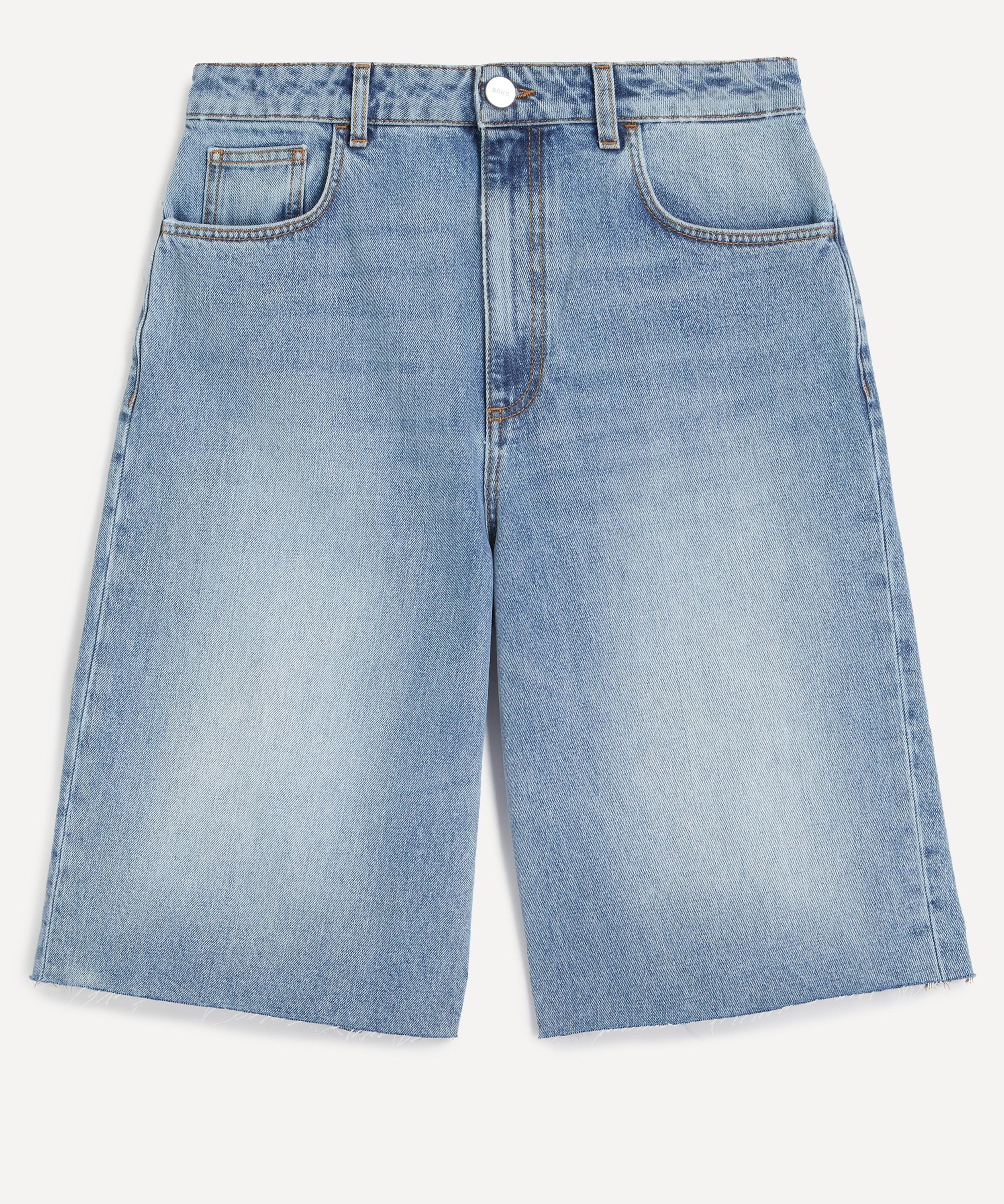 R&oacute;he - Baggy Fit Denim Shorts