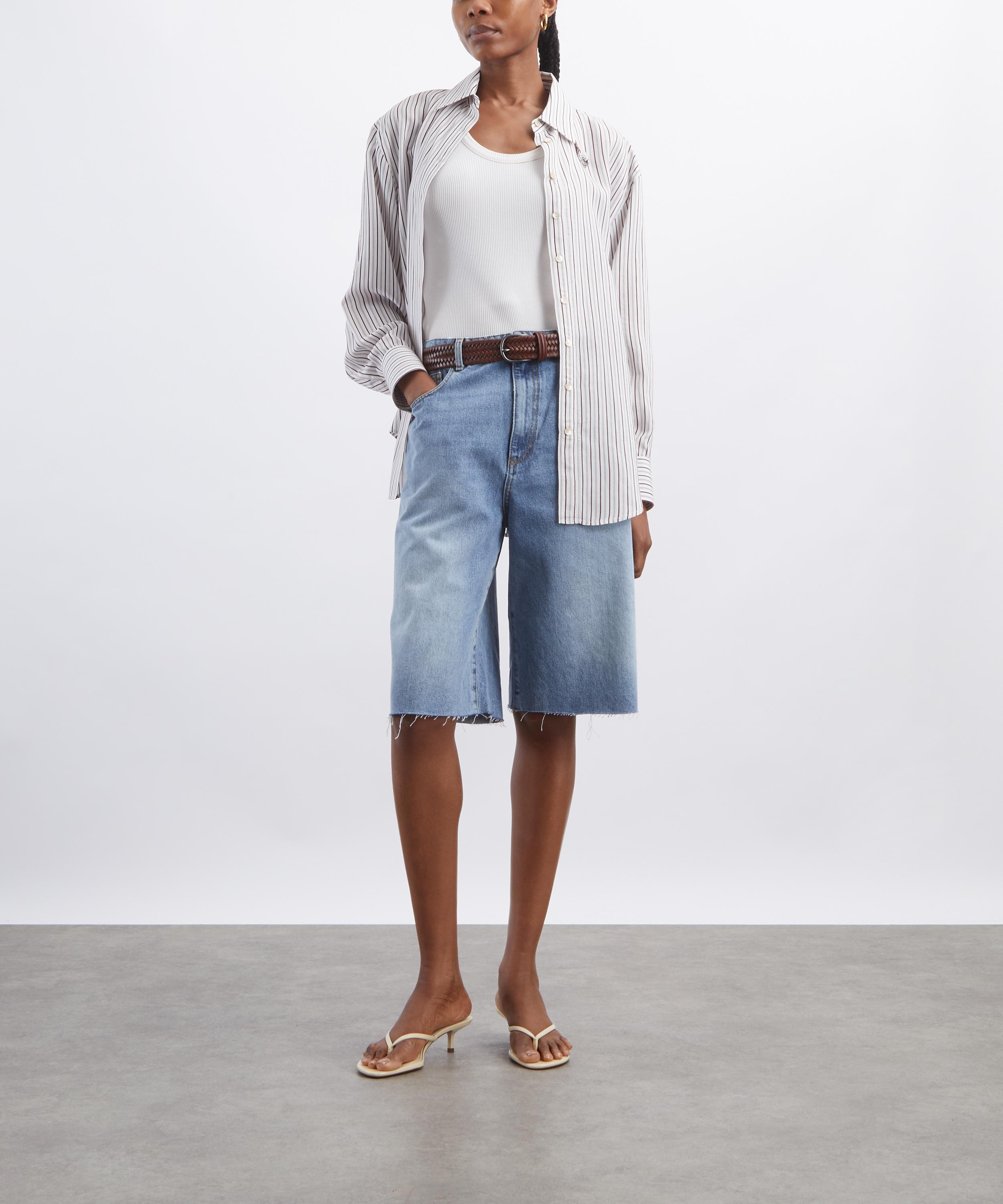 R&oacute;he - Baggy Fit Denim Shorts image number 1