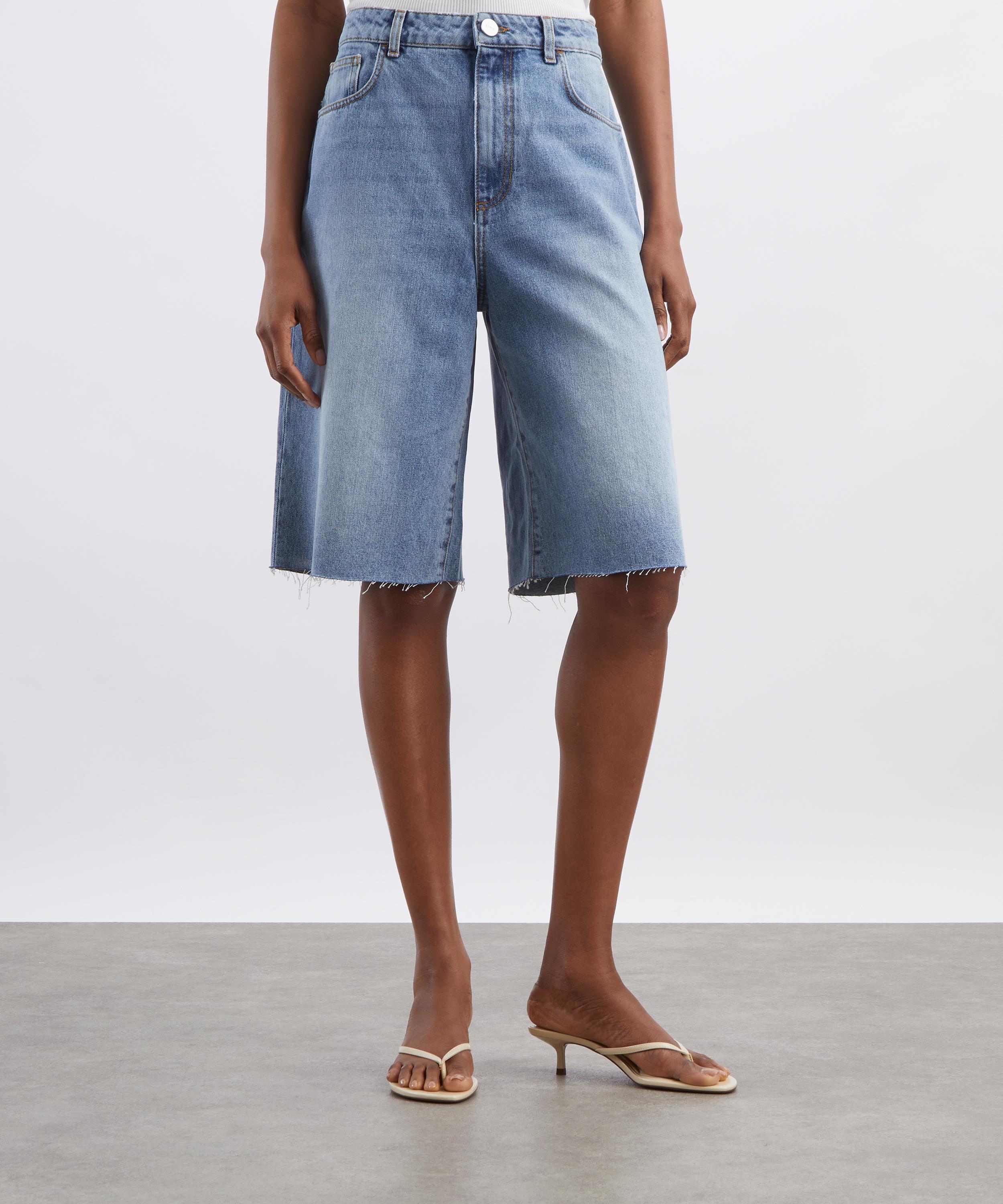 R&oacute;he - Baggy Fit Denim Shorts image number 2