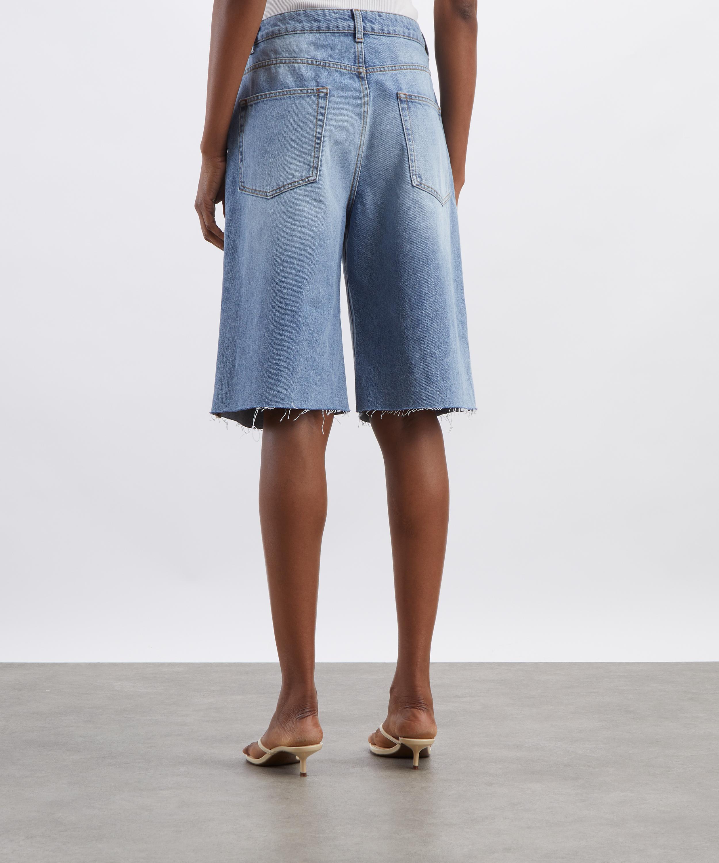 R&oacute;he - Baggy Fit Denim Shorts image number 3