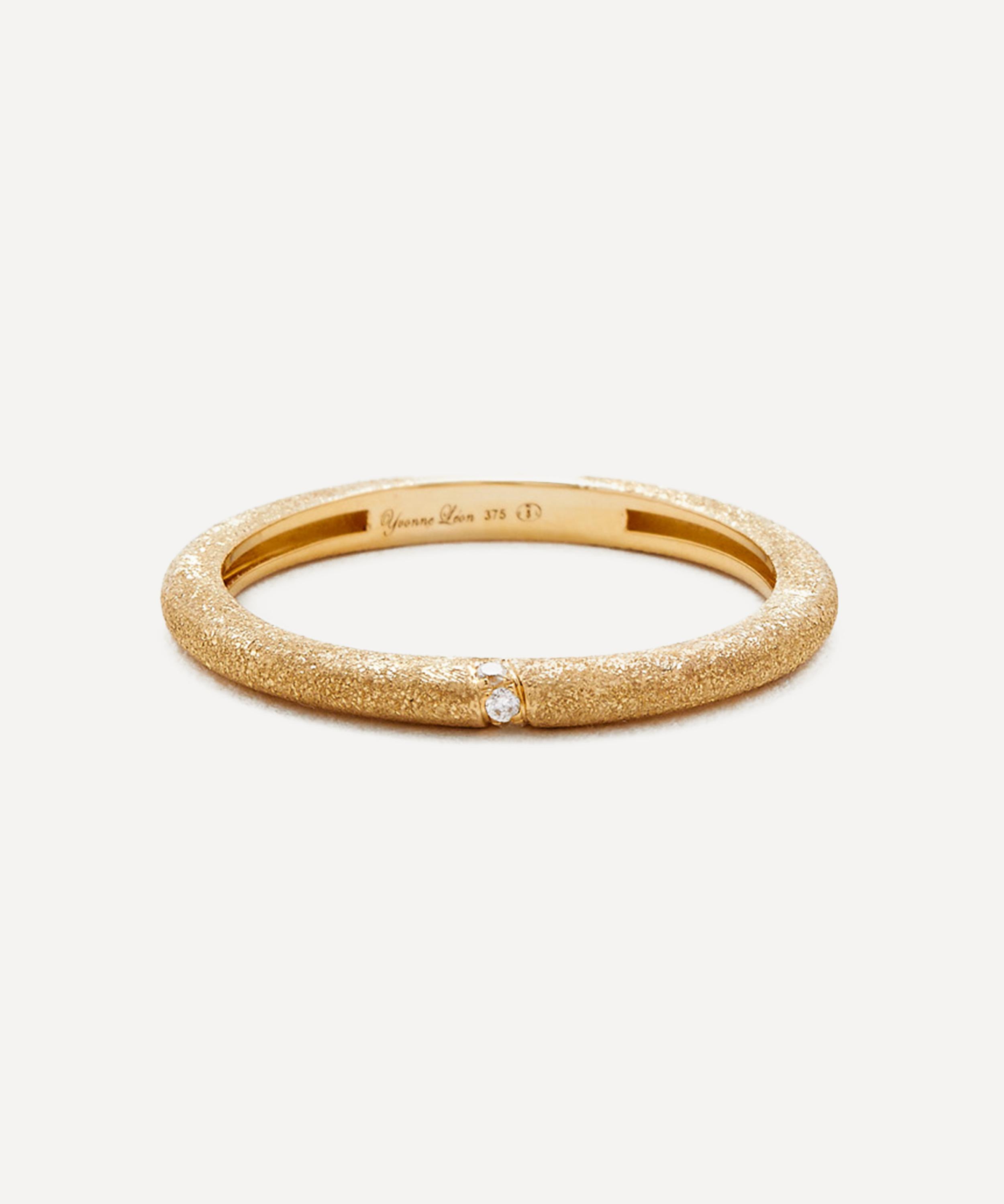 Yvonne L&eacute;on - 9ct Gold Alliance Mini Diamond Ring