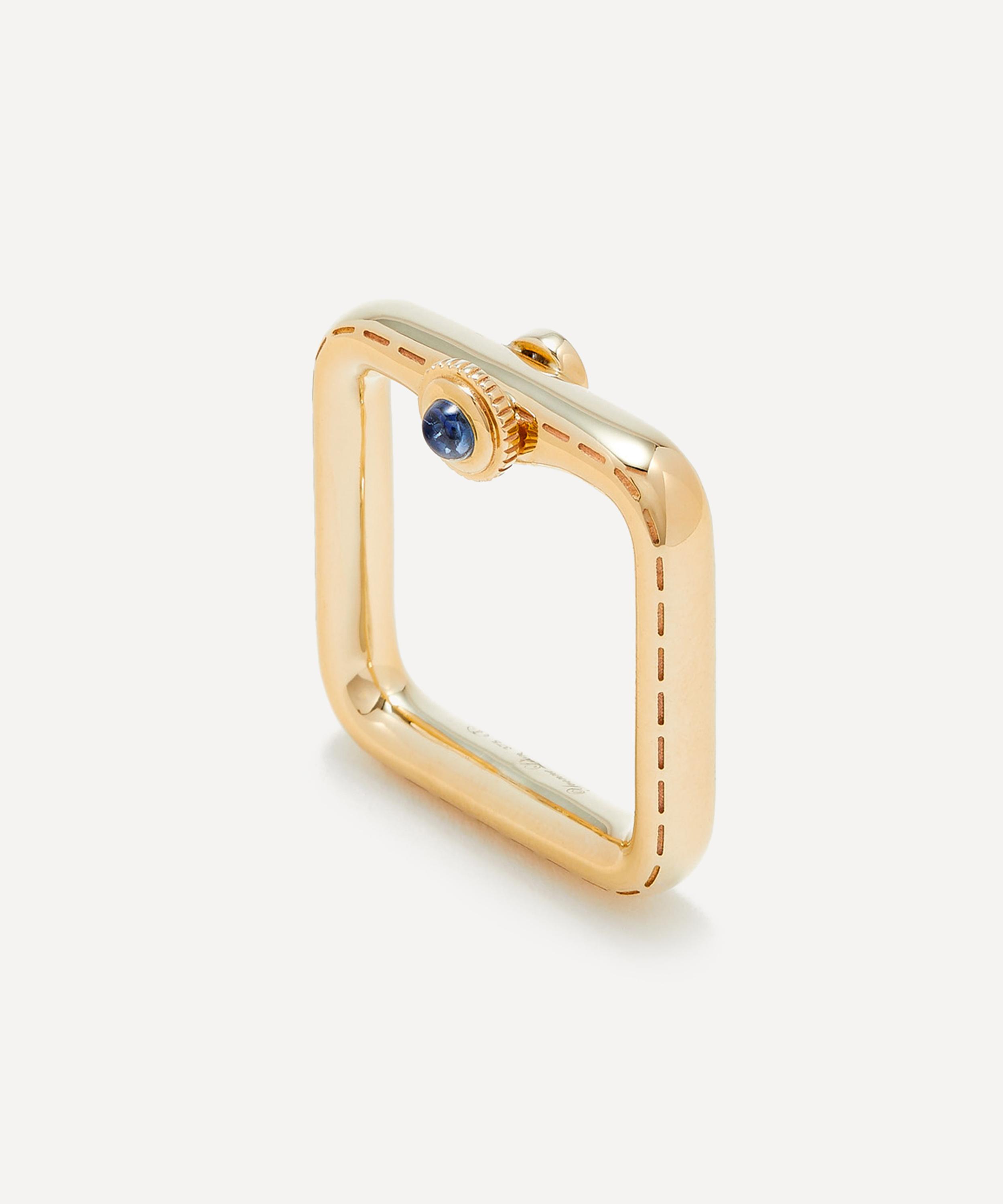 Yvonne L&eacute;on - 9ct Gold Blue Sapphire Ring