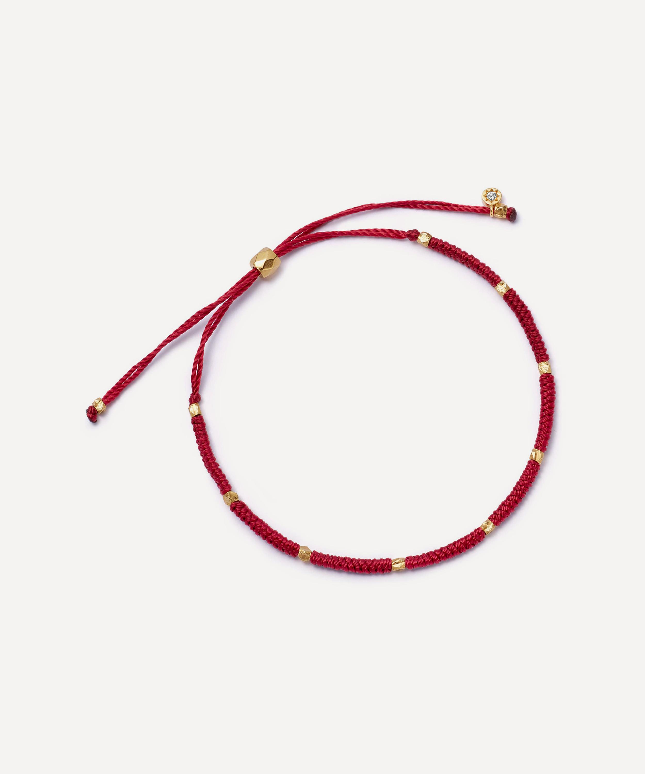 Astley Clarke - 18ct Gold-Plated Vermeil Silver Biography Protection Woven Bracelet