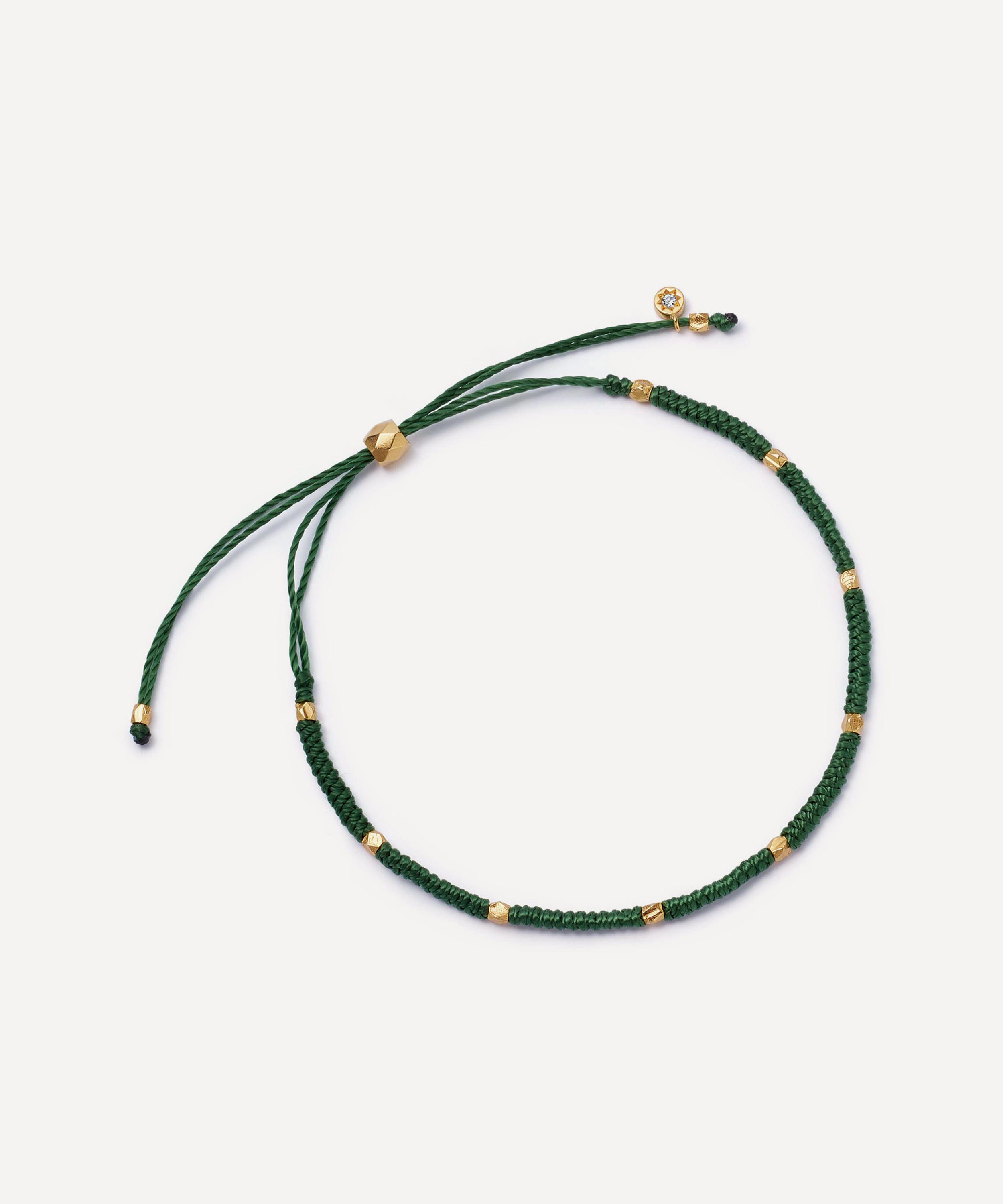 Astley Clarke - 18ct Gold-Plated Vermeil Silver Biography Strength Woven Bracelet image number 0