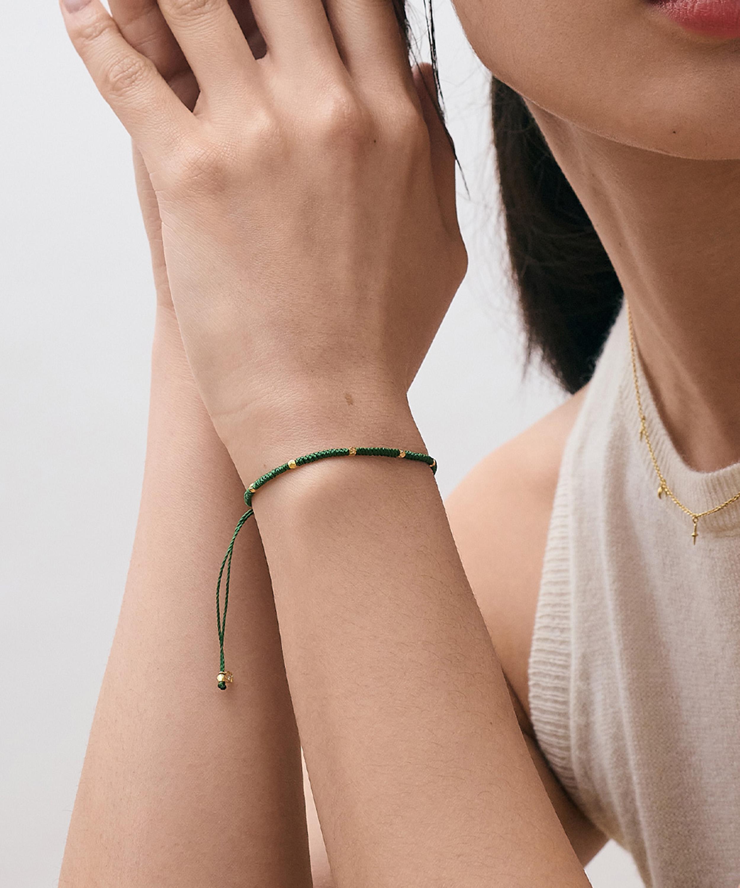 Astley Clarke - 18ct Gold-Plated Vermeil Silver Biography Strength Woven Bracelet image number 1