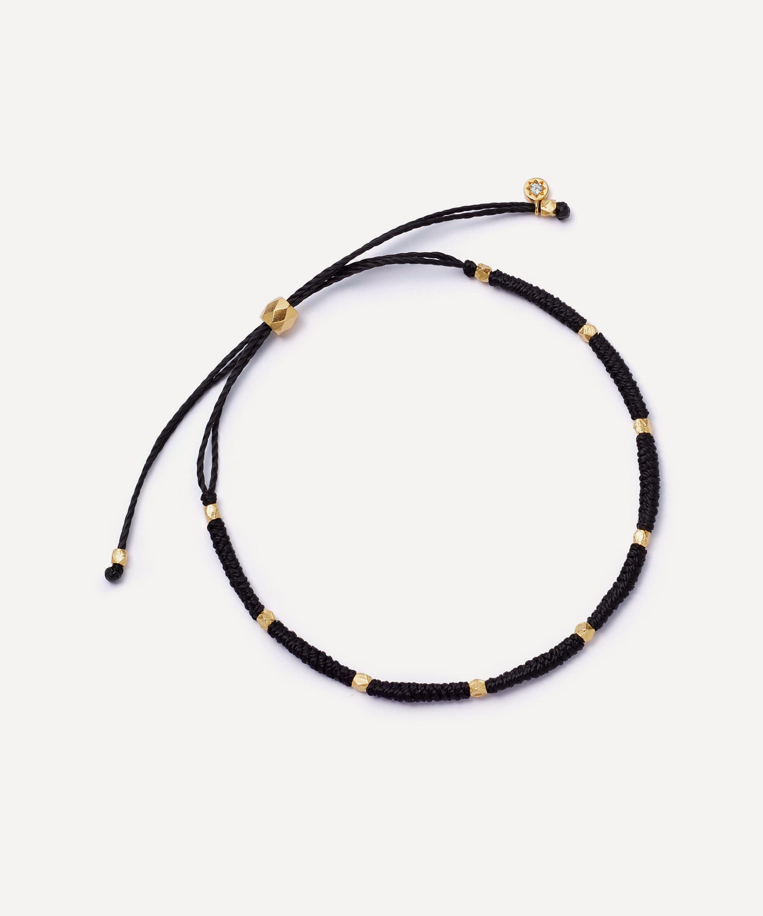 Astley Clarke - 18ct Gold-Plated Vermeil Silver Biography Luck Woven Bracelet