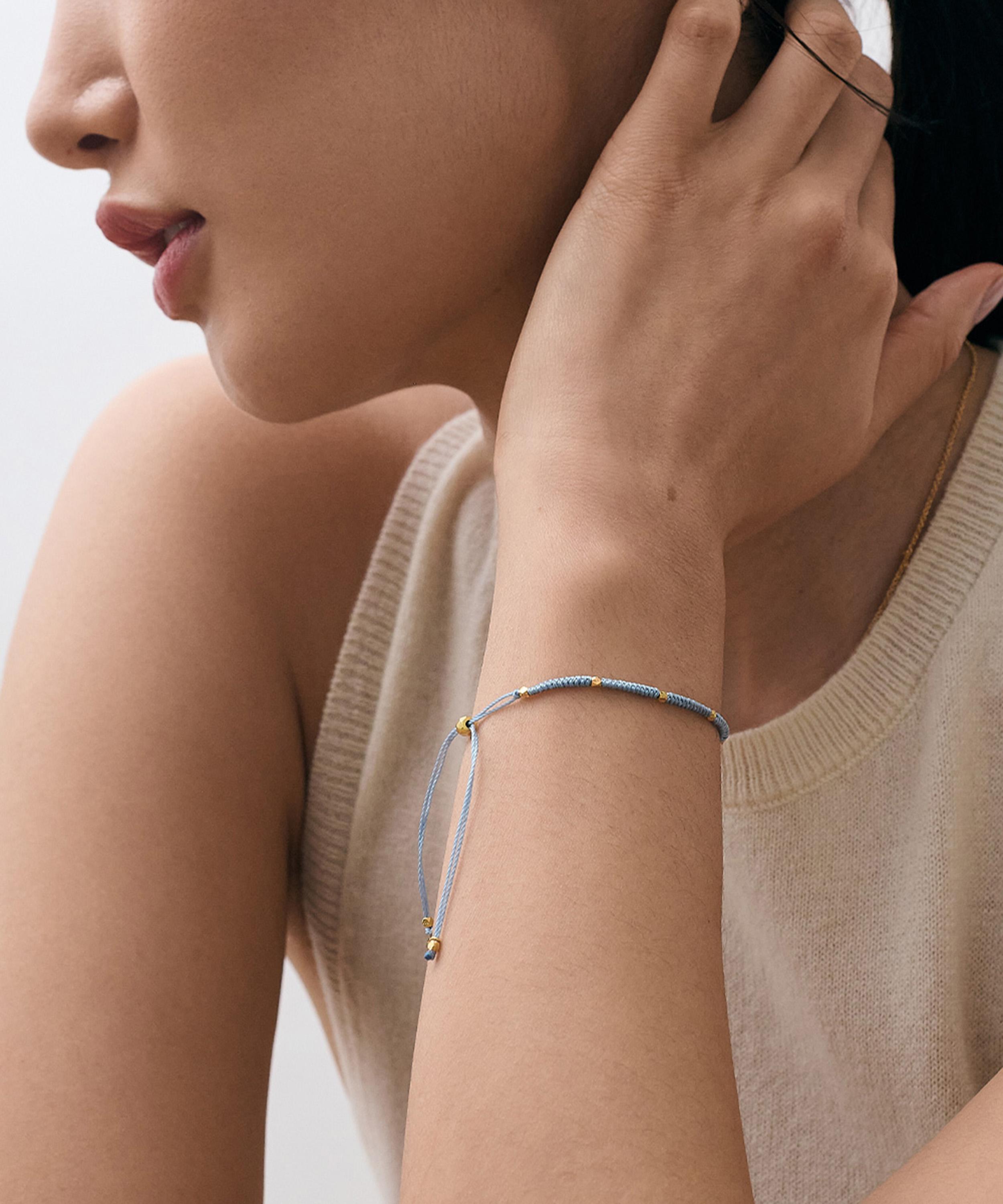 Astley Clarke - 18ct Gold-Plated Vermeil Silver Biography Hope Woven Bracelet image number 1