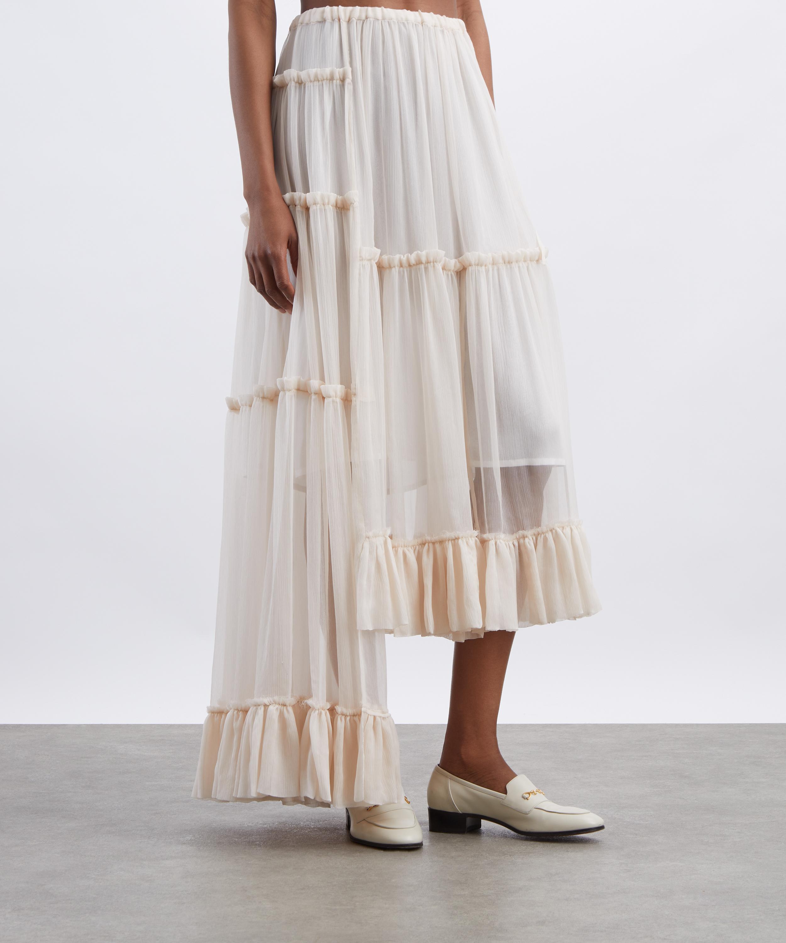 Dries Van Noten - Ruffled Silk Skirt image number 2