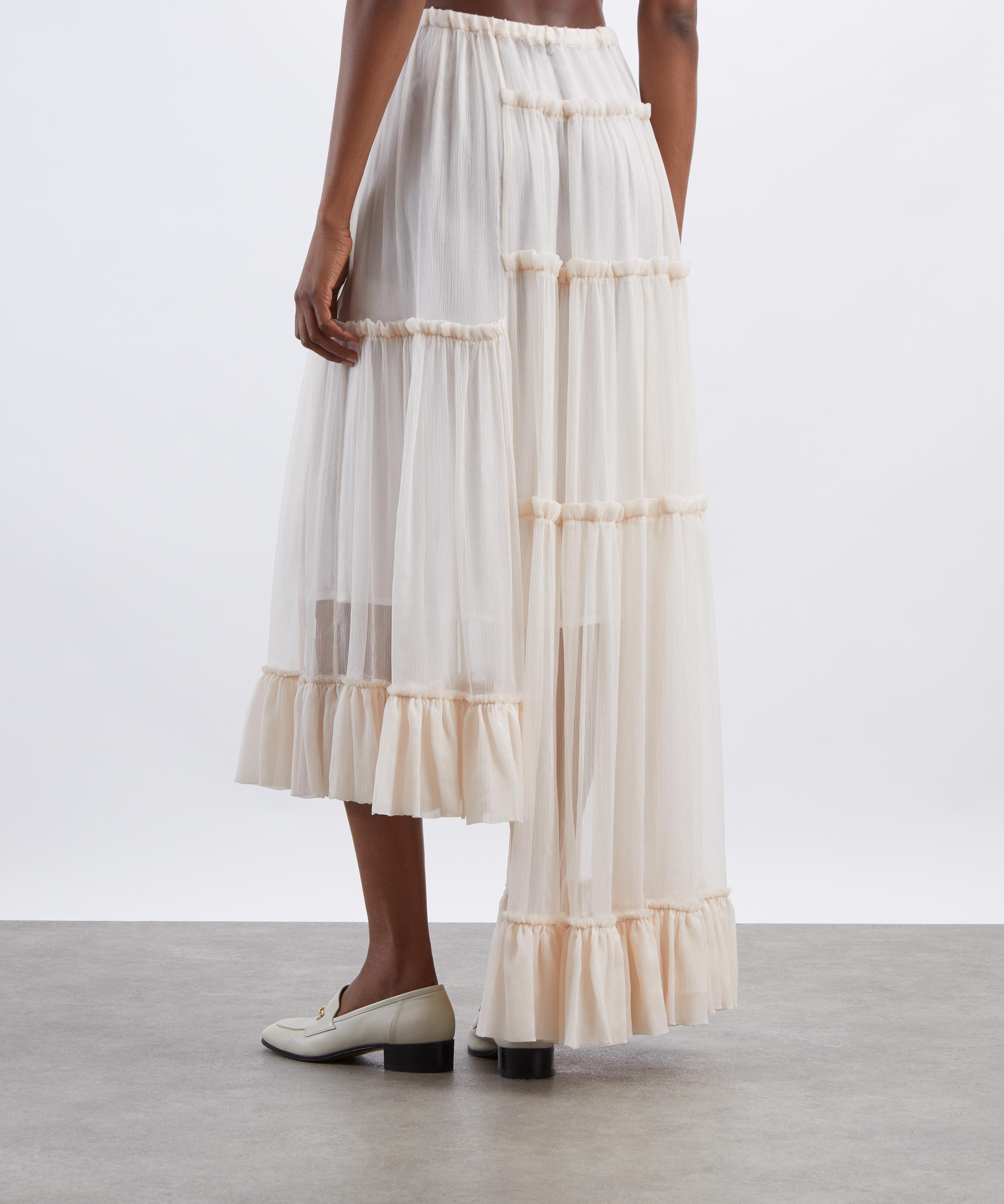 Dries Van Noten - Ruffled Silk Skirt image number 3