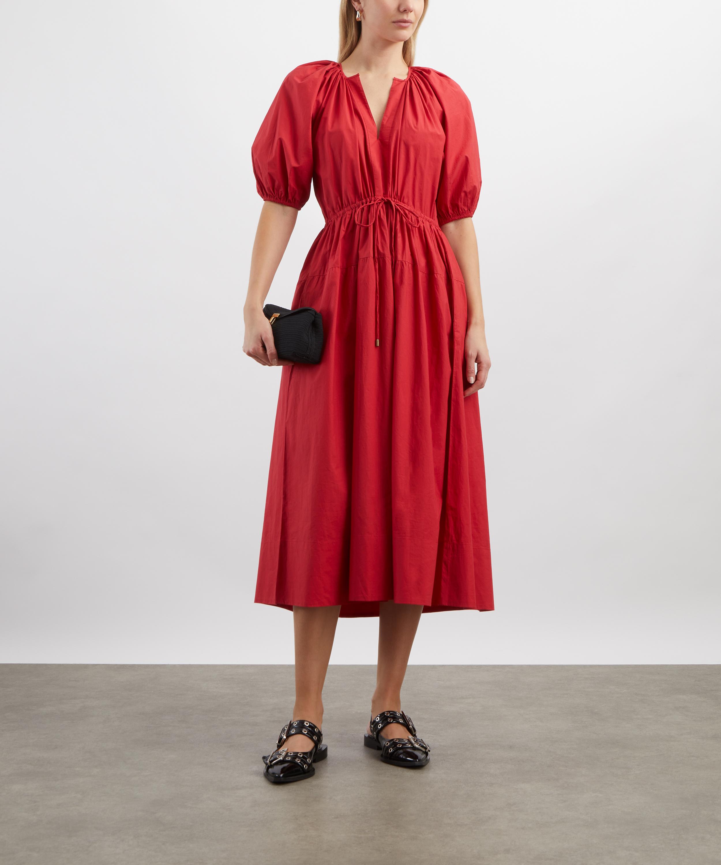 Mondo Corsini - Esmeralda Rossa Cotton Dress image number 1