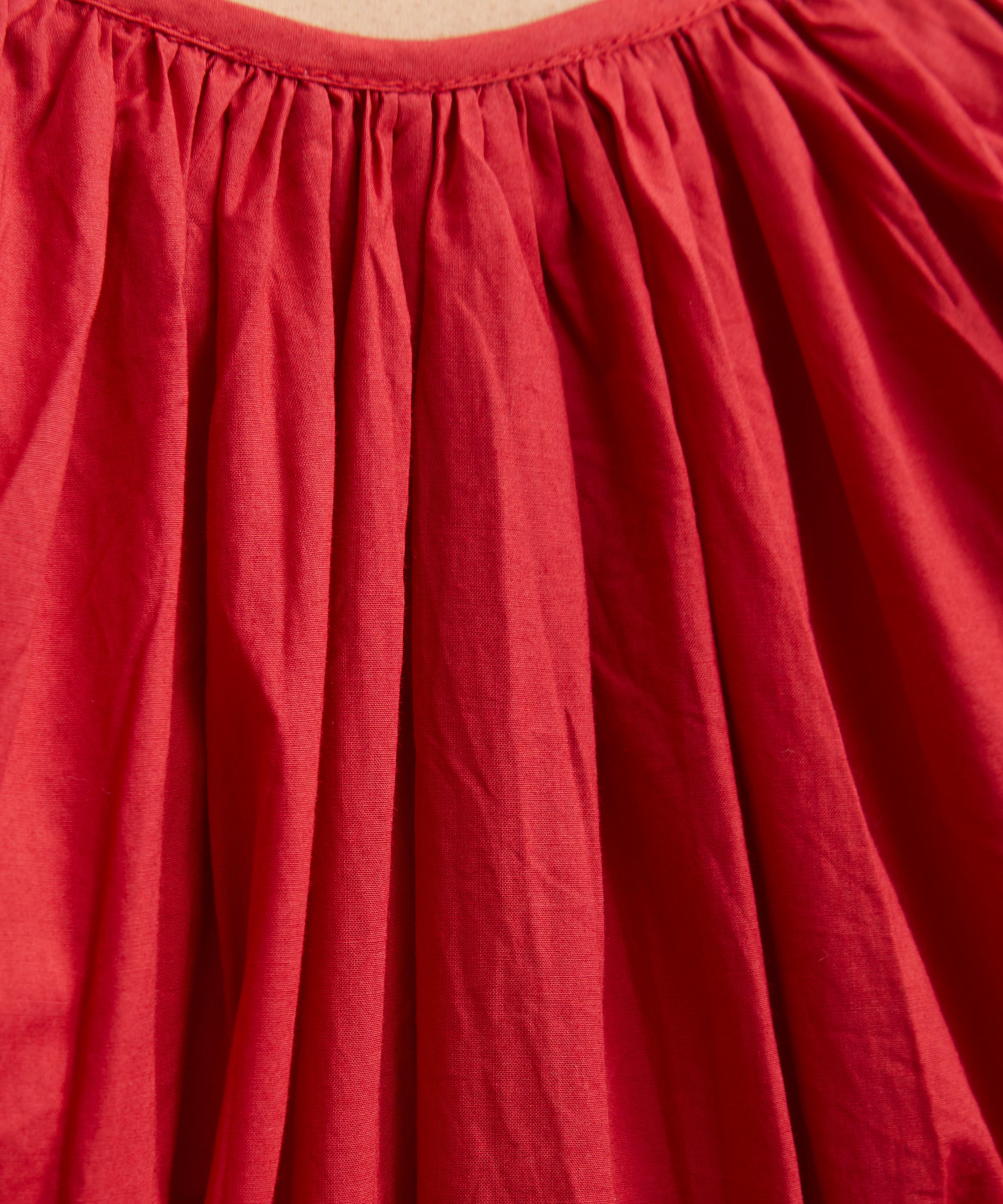 Mondo Corsini - Esmeralda Rossa Cotton Dress image number 4