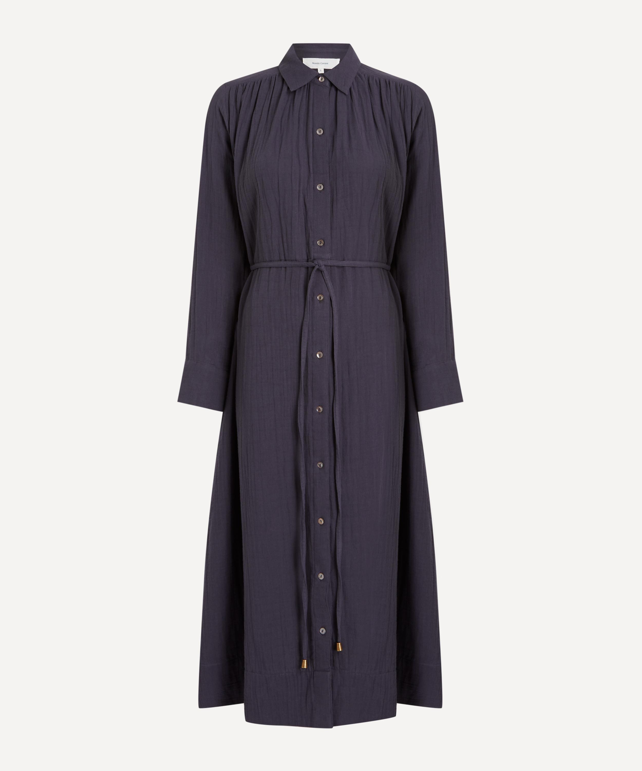 Mondo Corsini - Martha Midnight Cotton Gauze Dress