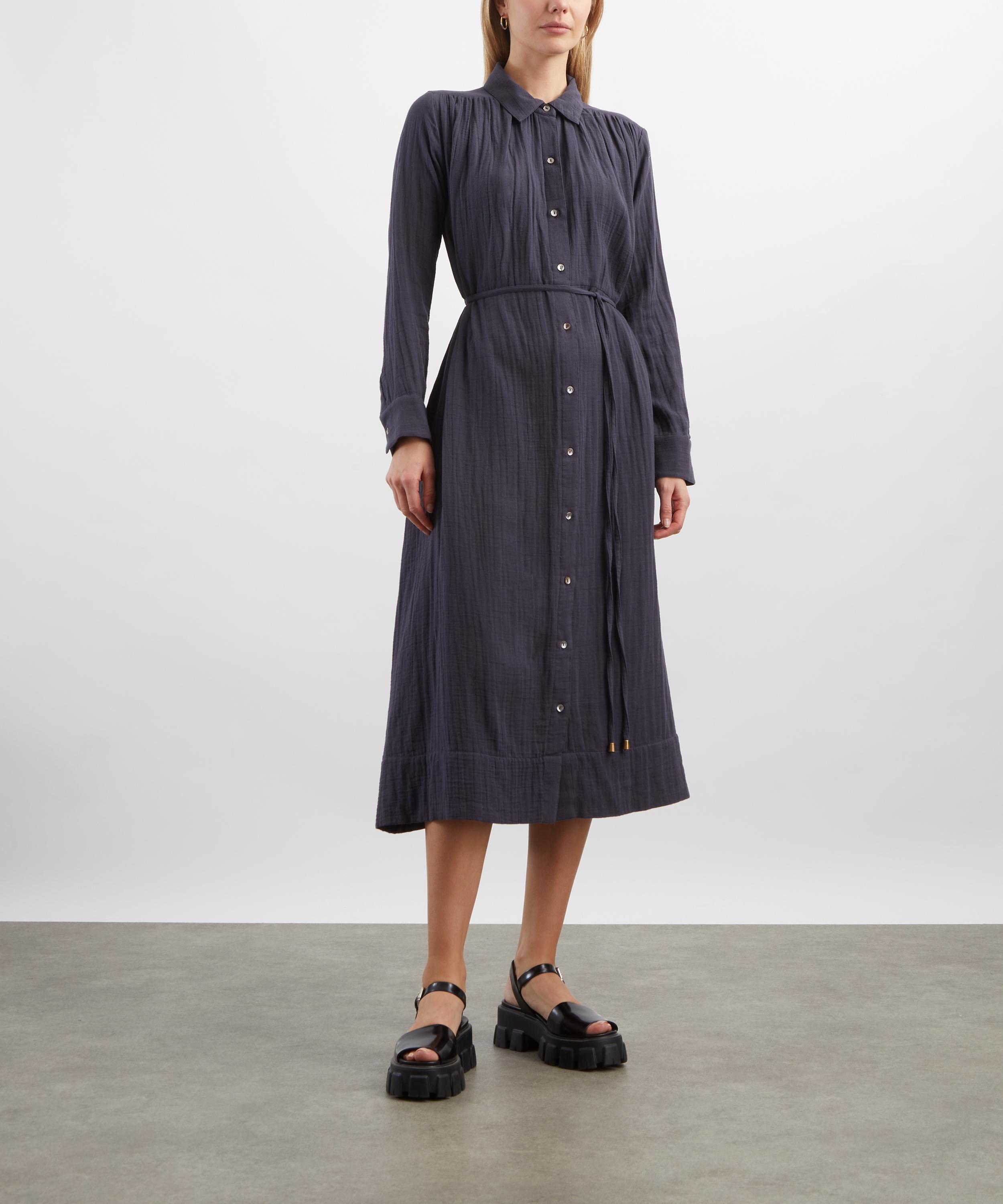 Mondo Corsini - Martha Midnight Cotton Gauze Dress image number 2
