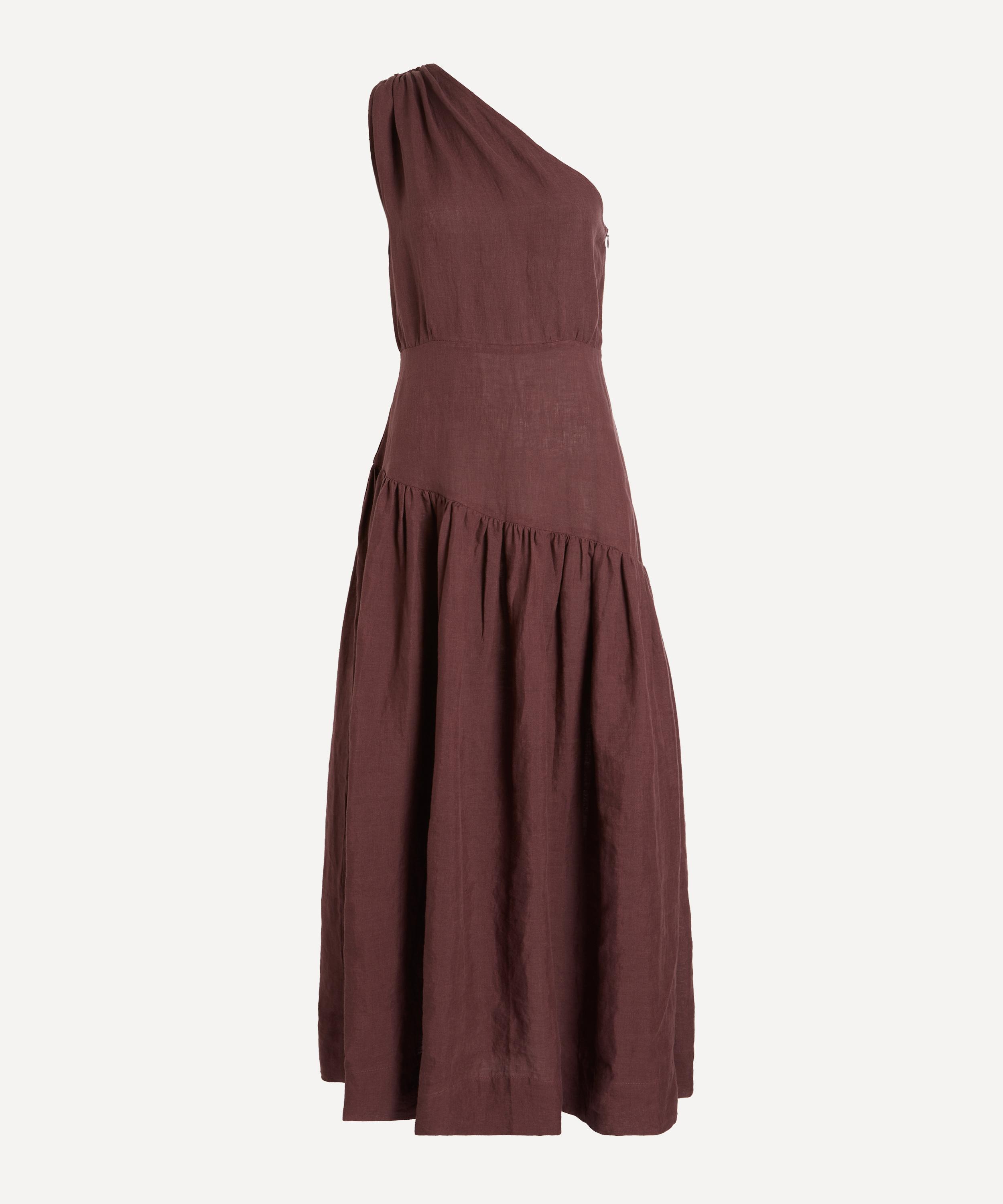 Mondo Corsini - Mariam Cacao Linen Dress image number 0