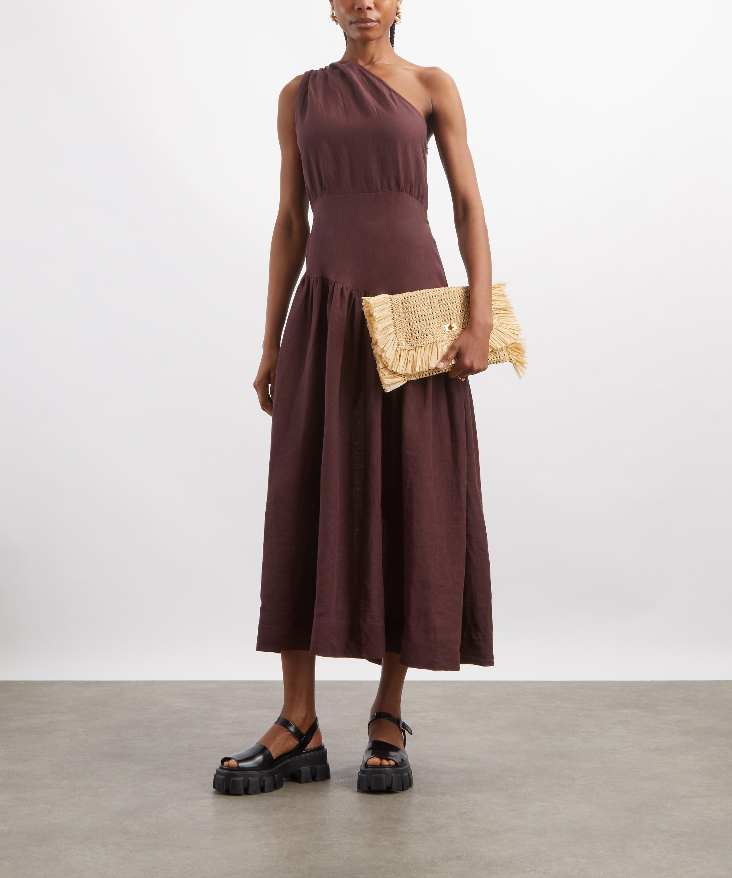 Mondo Corsini - Mariam Cacao Linen Dress image number 1