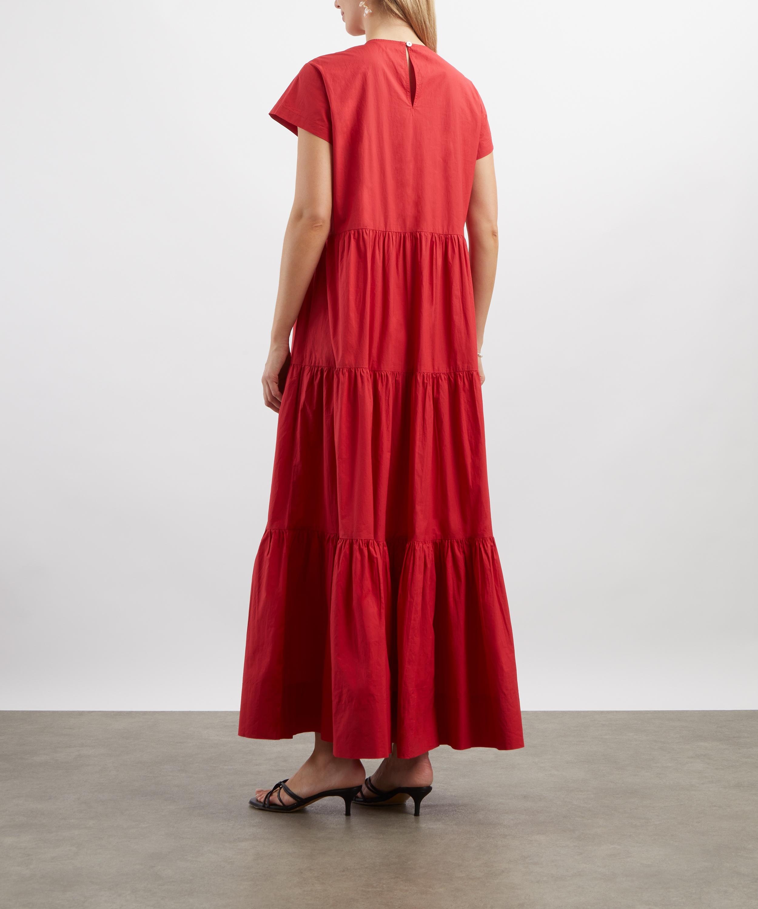 Mondo Corsini - Sorrento Rossa Cotton Dress image number 3