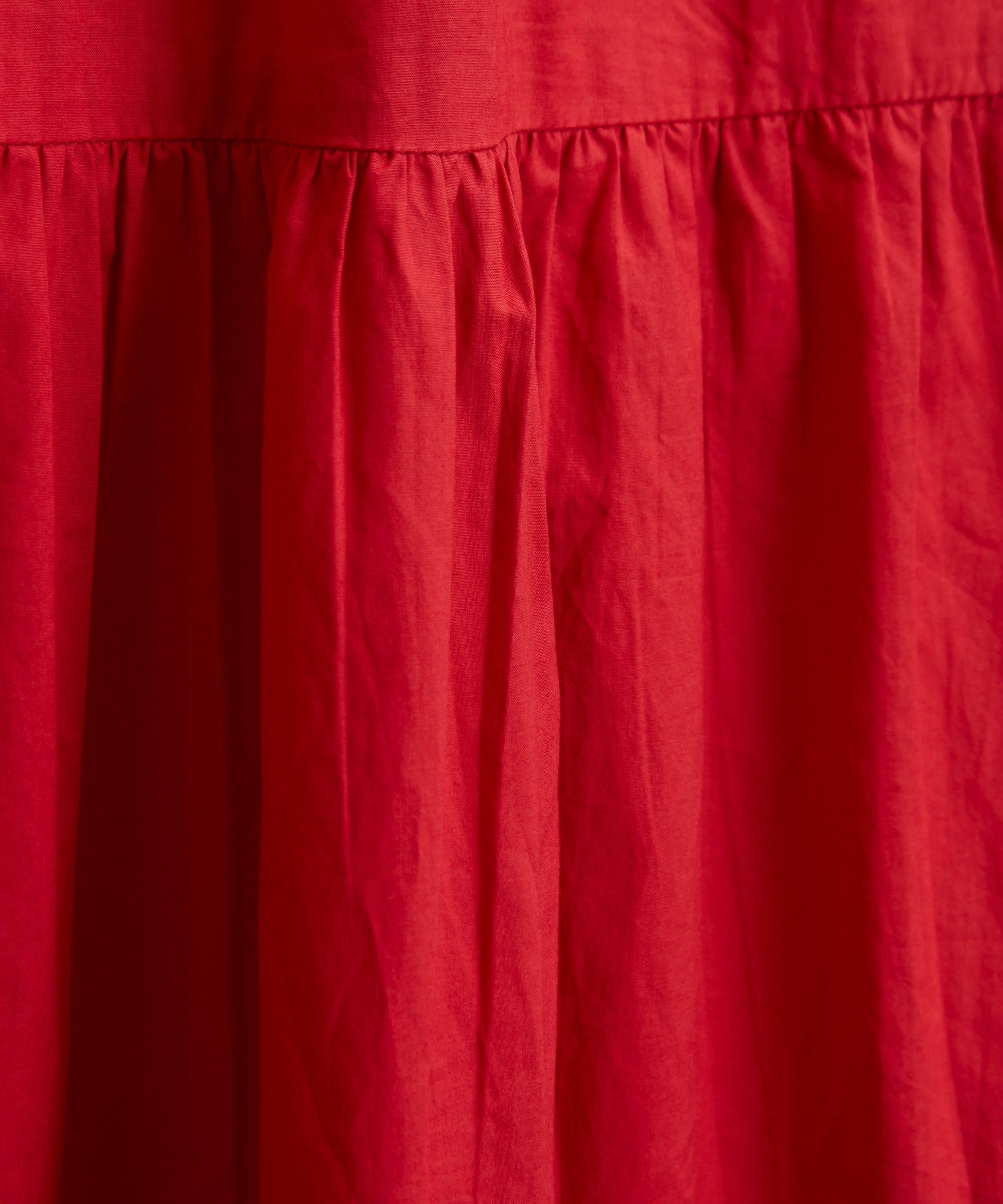 Mondo Corsini - Sorrento Rossa Cotton Dress image number 4