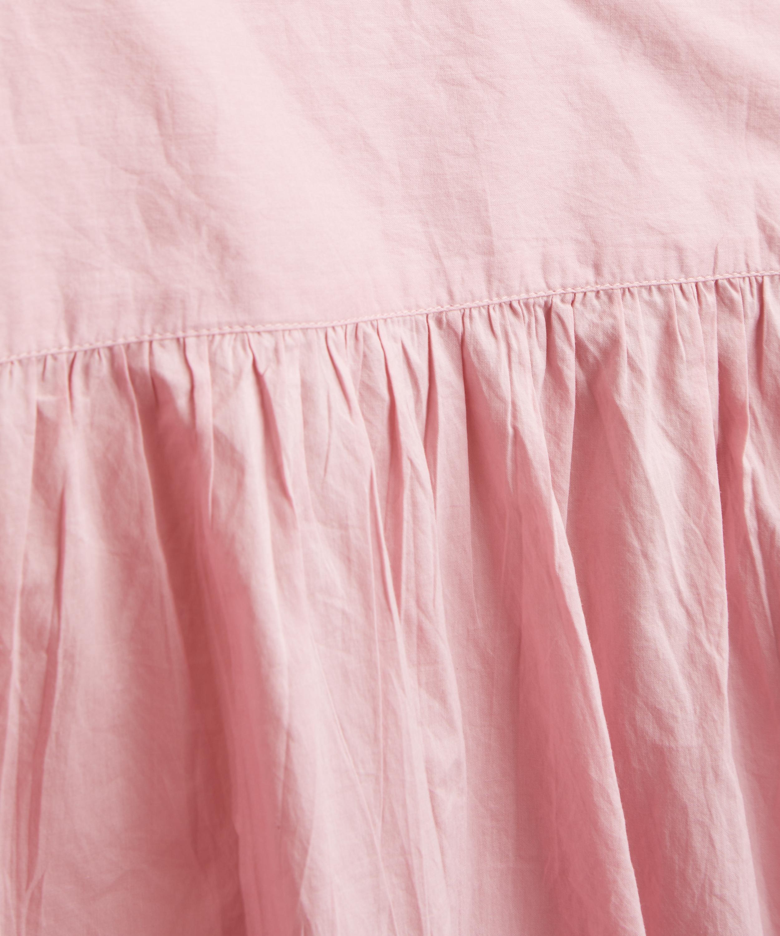 Mondo Corsini - Como Blush Cotton Voile Blouse image number 4