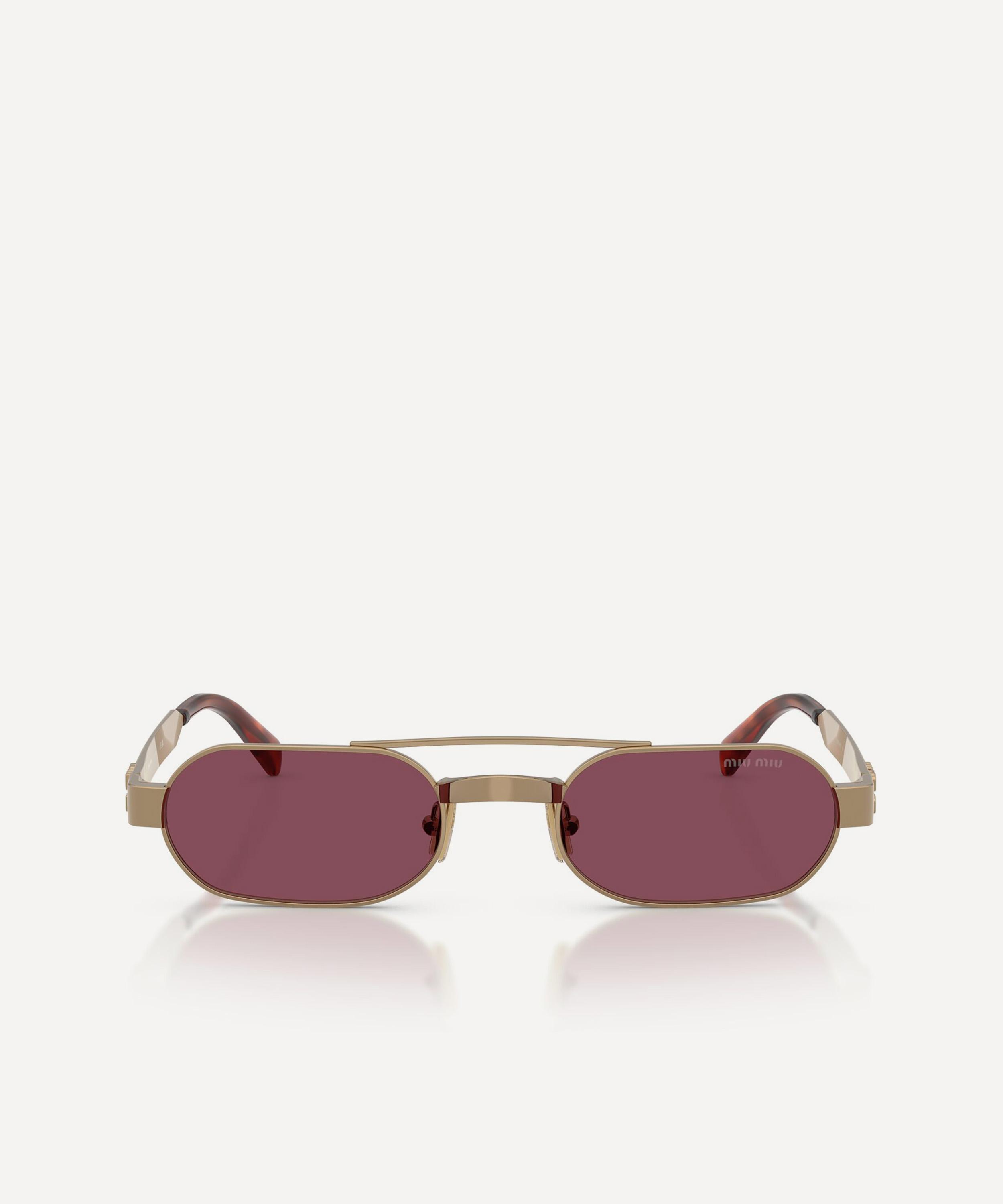 Miu Miu - Rectangle Sunglasses image number 0