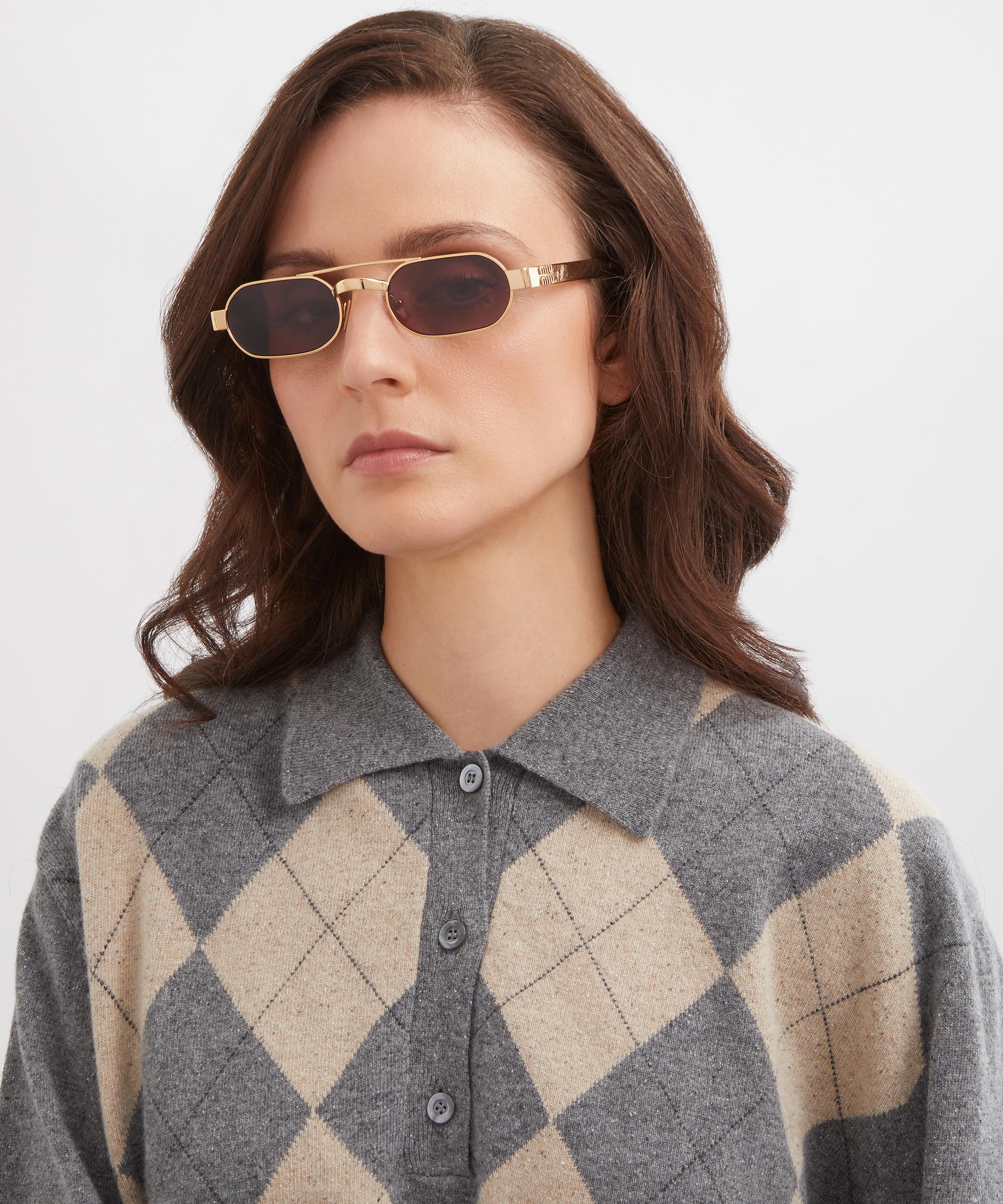 Miu Miu - Rectangle Sunglasses image number 1
