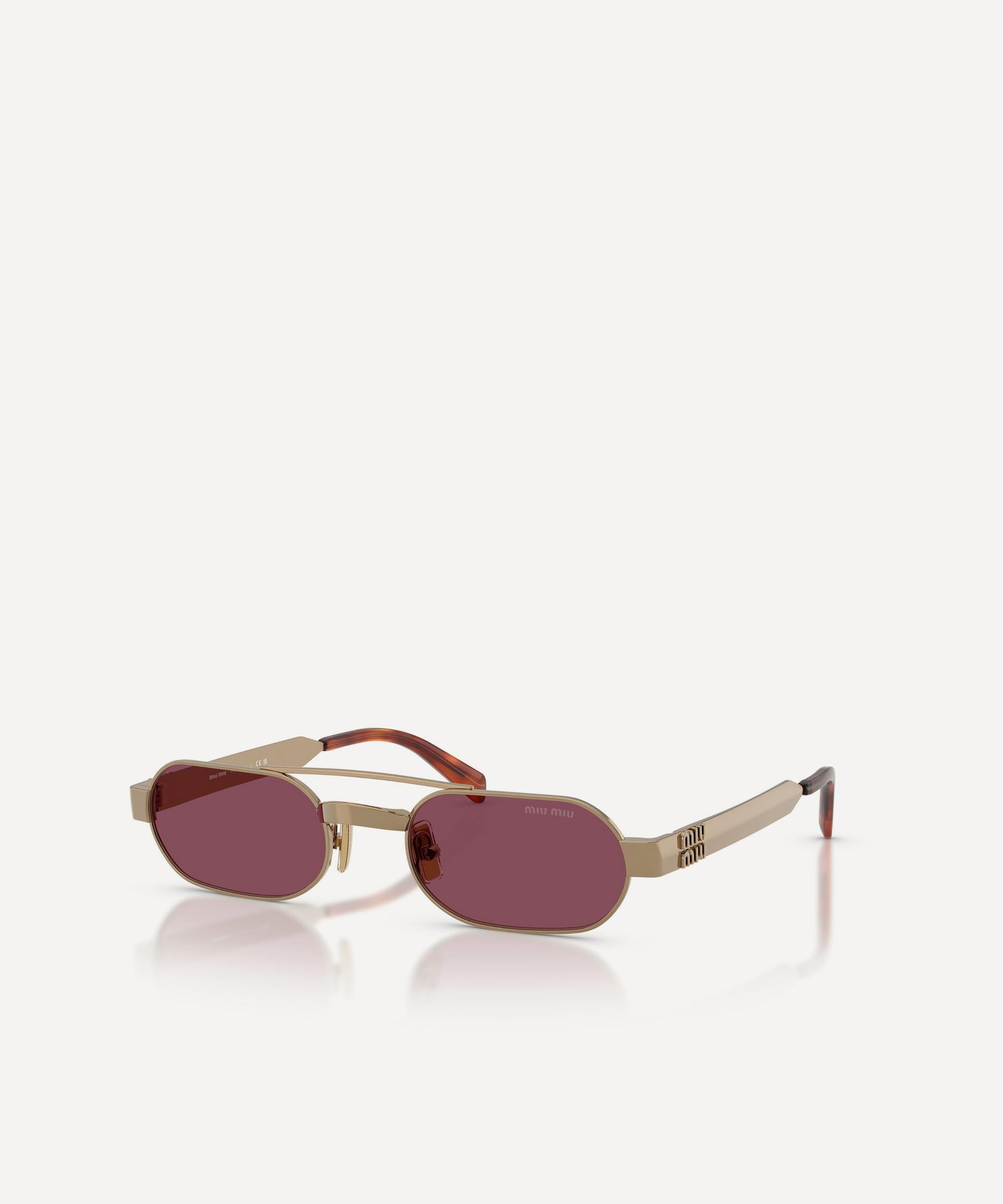 Miu Miu - Rectangle Sunglasses image number 2