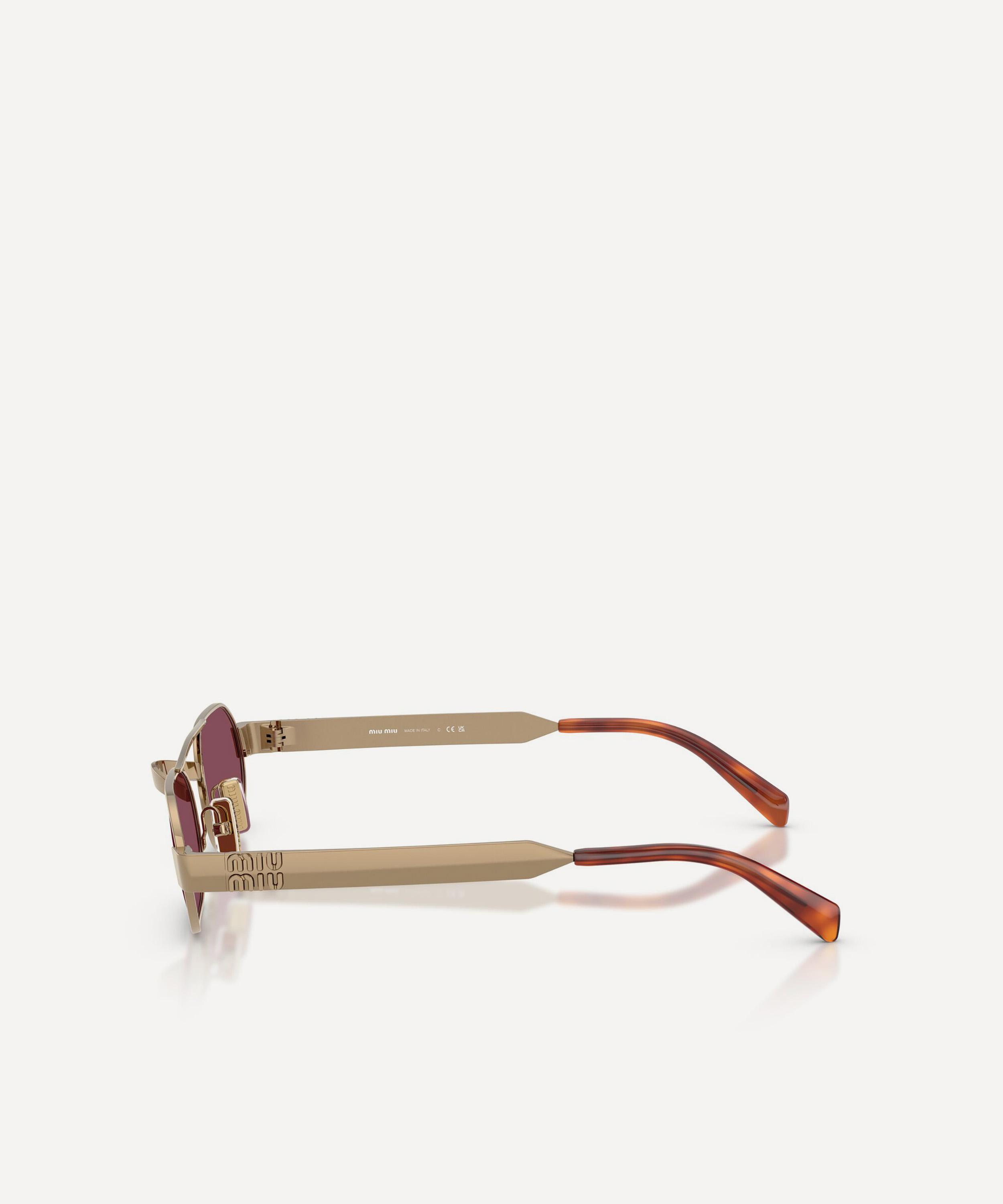 Miu Miu - Rectangle Sunglasses image number 3