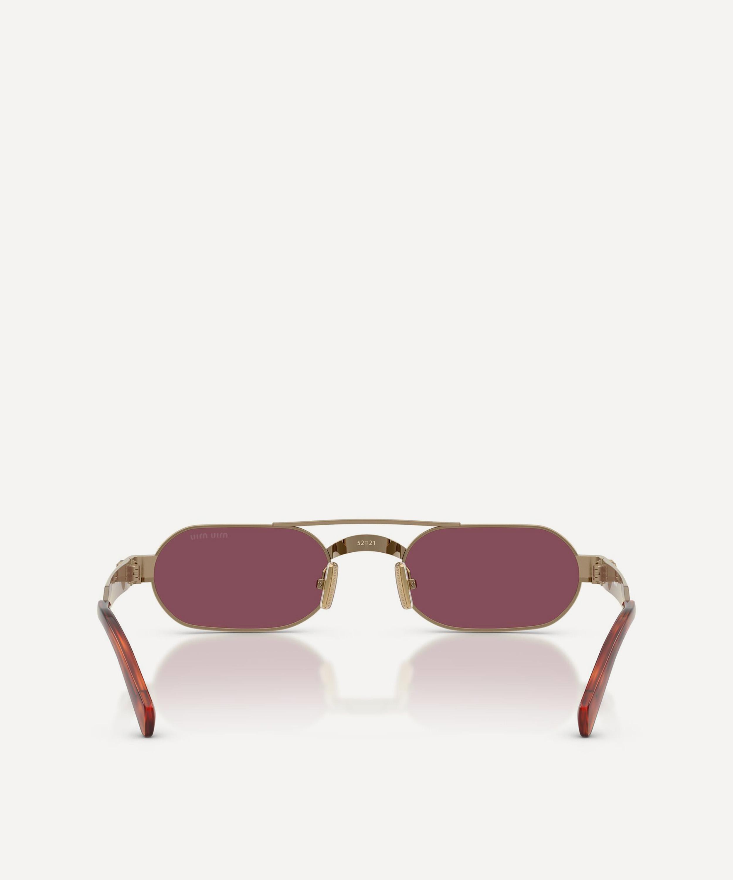 Miu Miu - Rectangle Sunglasses image number 4