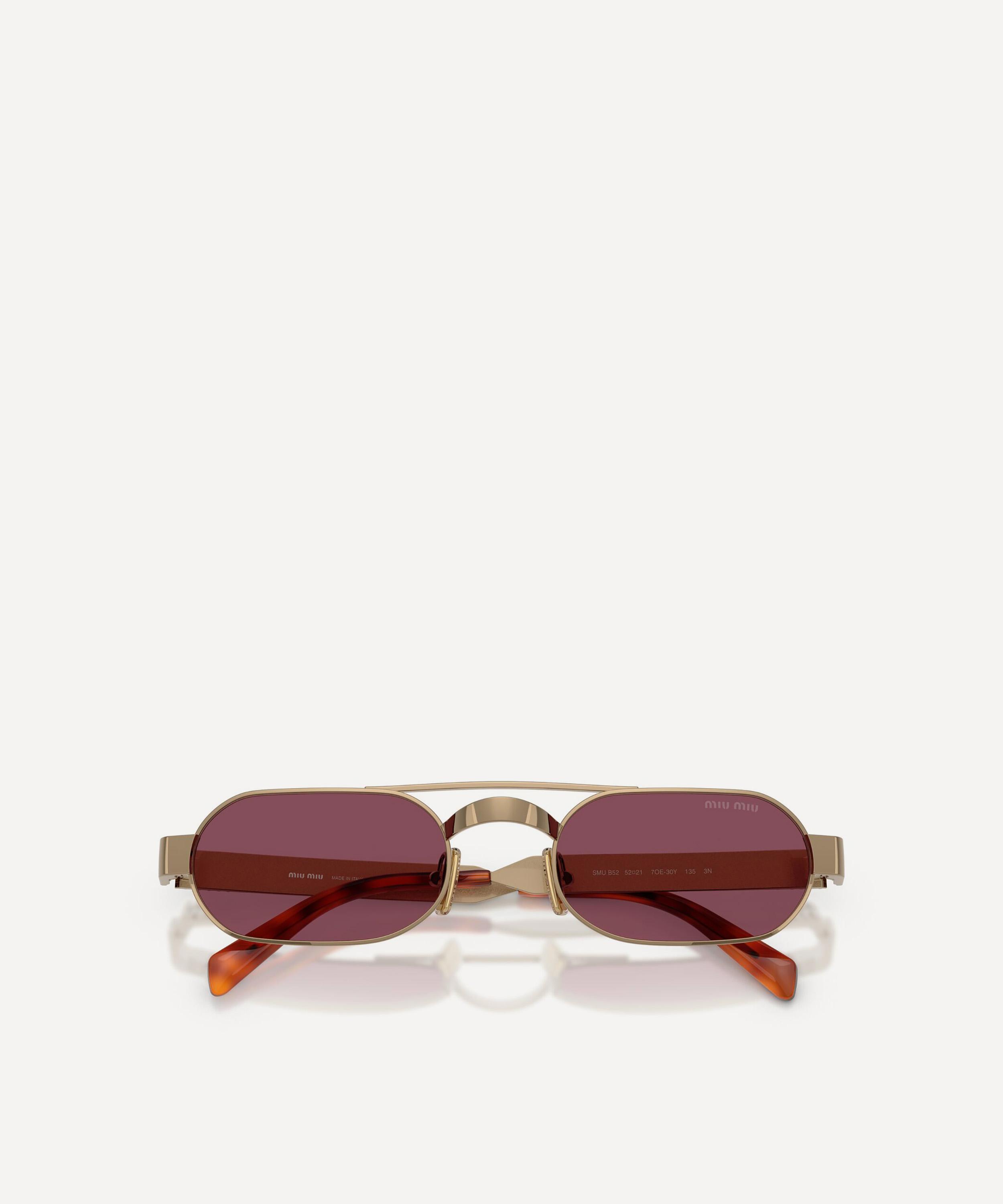 Miu Miu - Rectangle Sunglasses image number 5