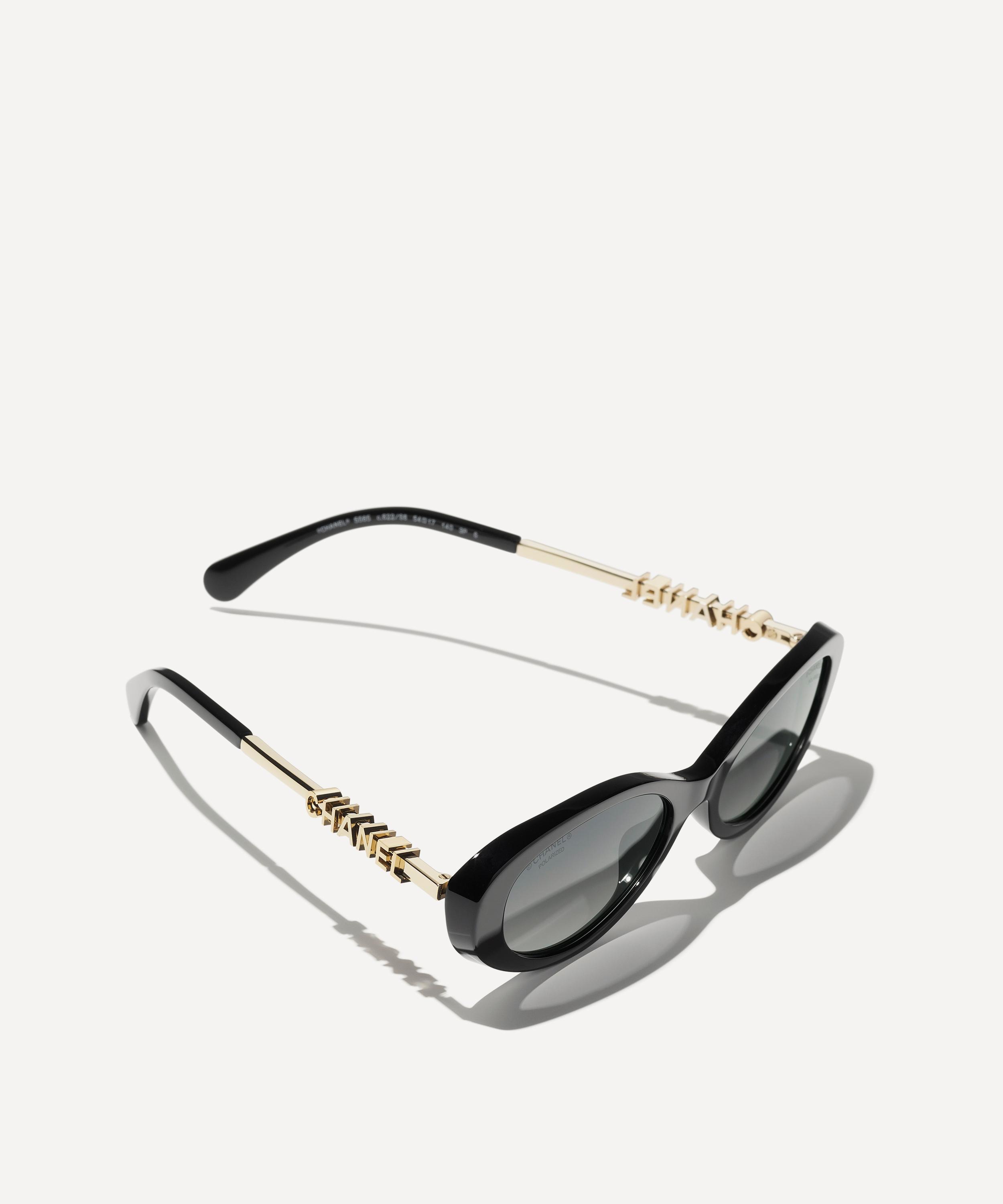 CHANEL - Oval Sunglasses image number 3