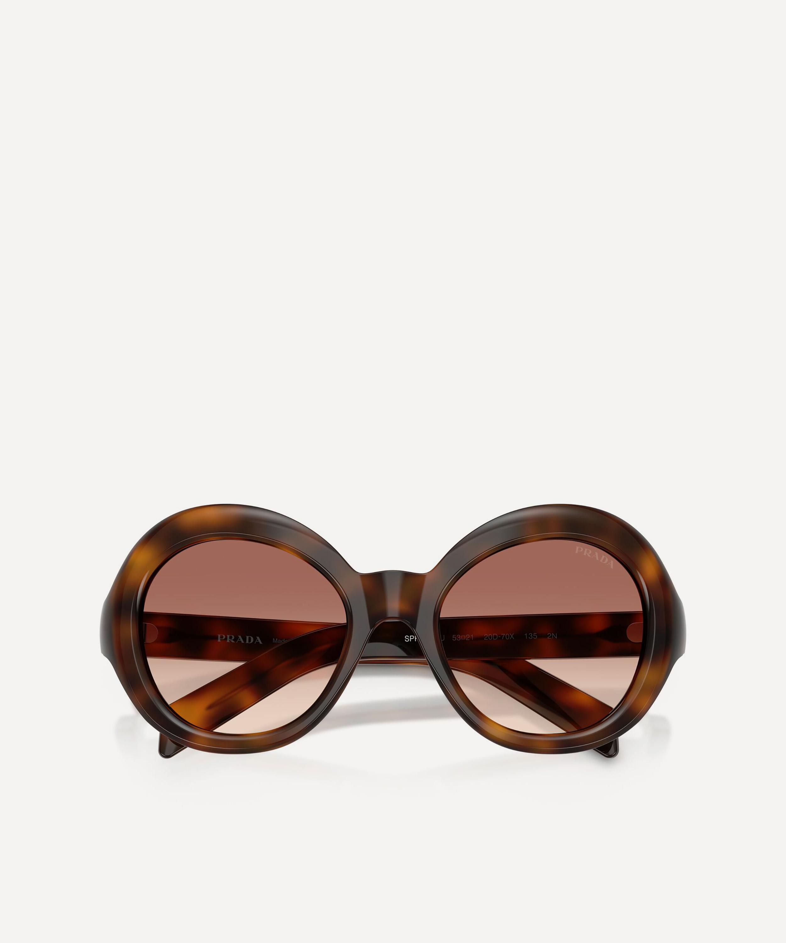 Prada - Oversized Round Sunglasses image number 3