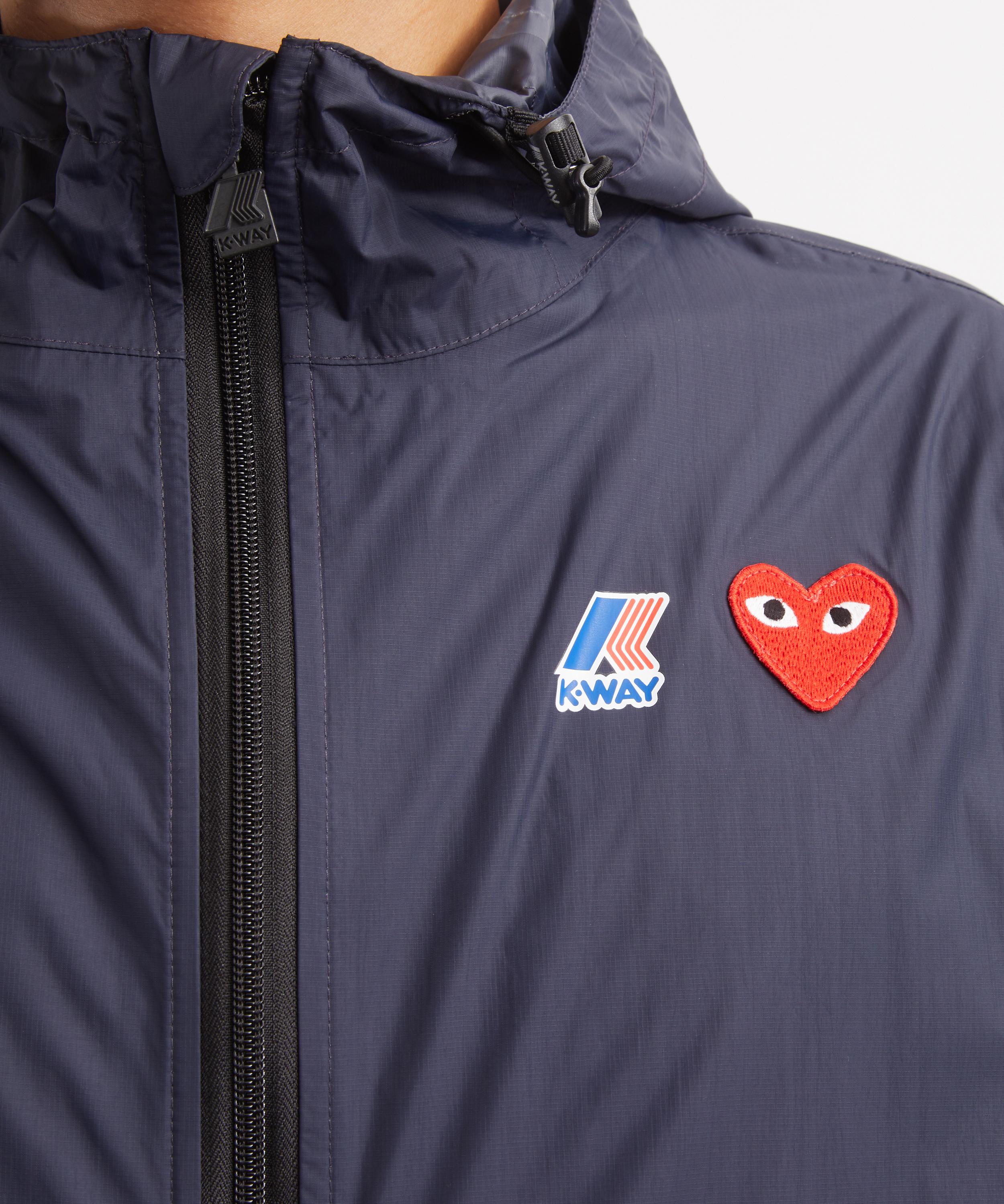 Comme des Gar&ccedil;ons Play - x K-Way Full-Zip Packable Jacket image number 4