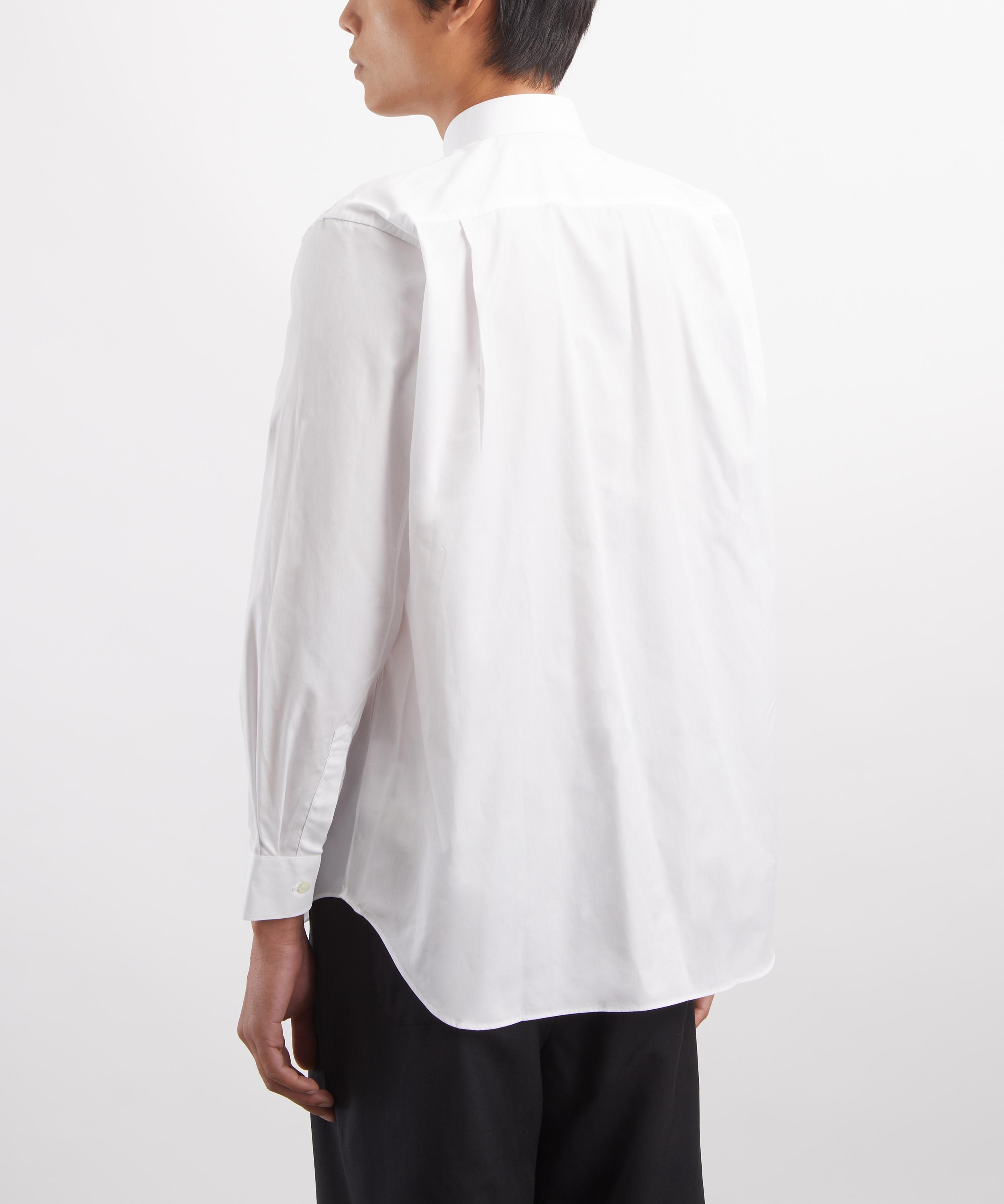 Comme des Gar&ccedil;ons Play - White Red Emblem Shirt image number 3