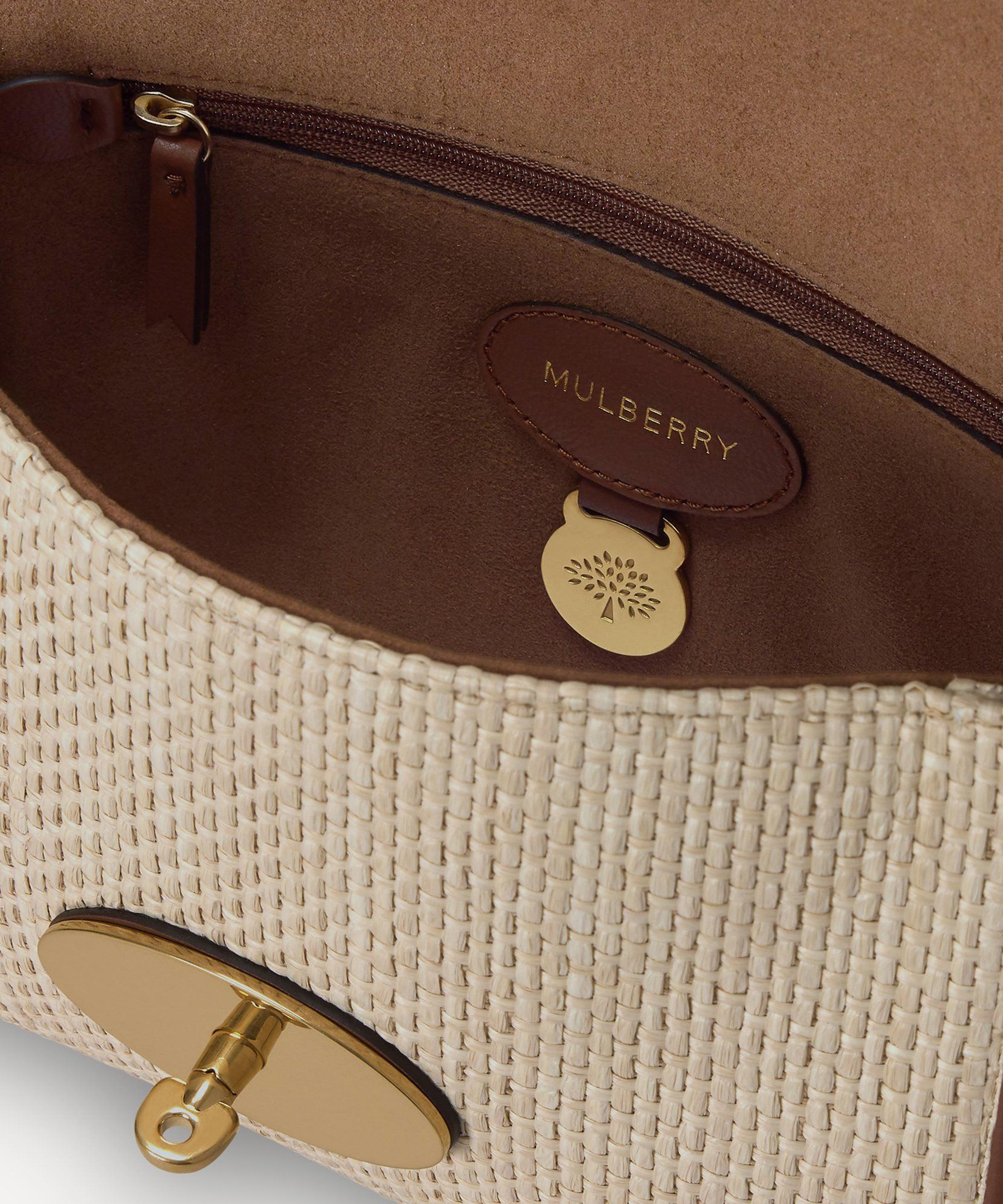 Mulberry - Lily Raffia Crossbody Bag image number 4