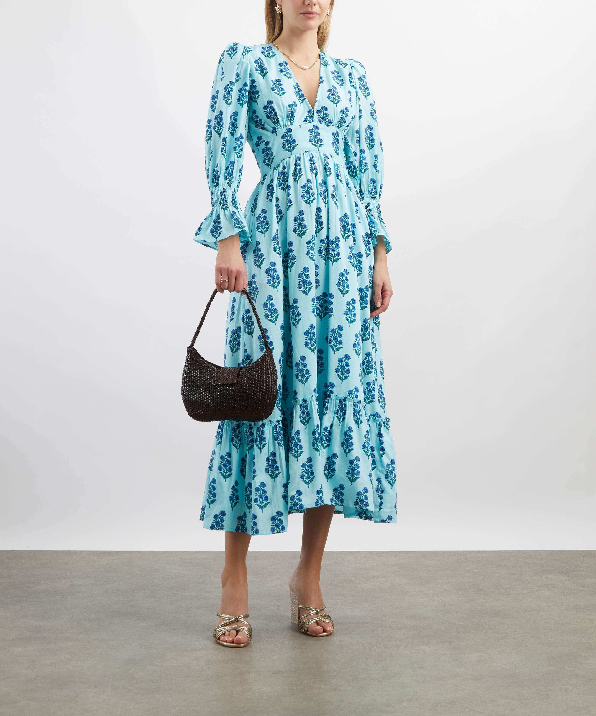 Neve & Noor - Sophia Azure Fan Dress image number 1