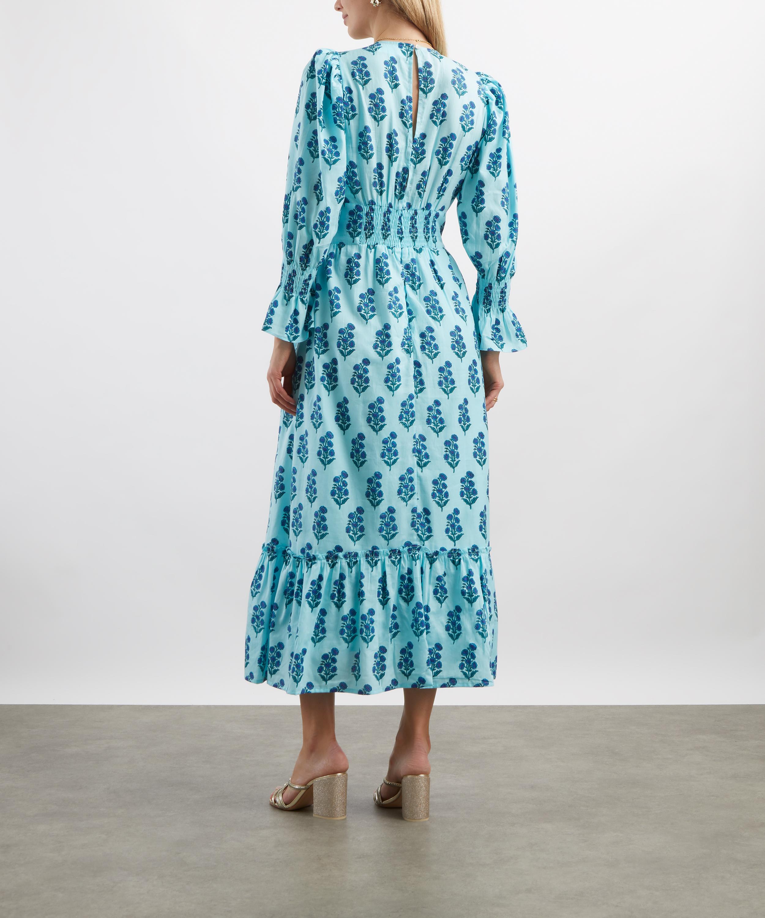 Neve & Noor - Sophia Azure Fan Dress image number 3