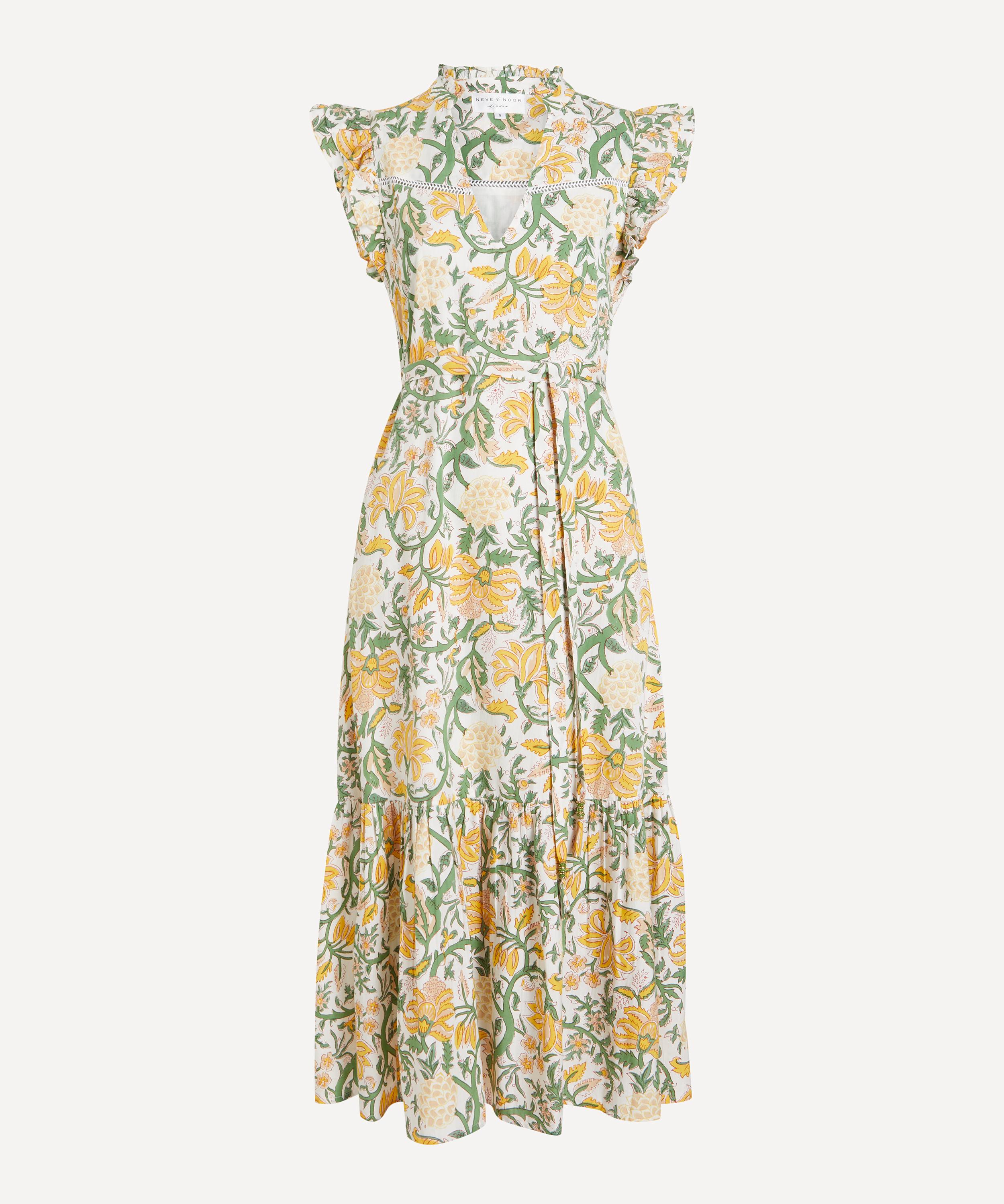 Neve & Noor - Allegra Golden Flora Dress