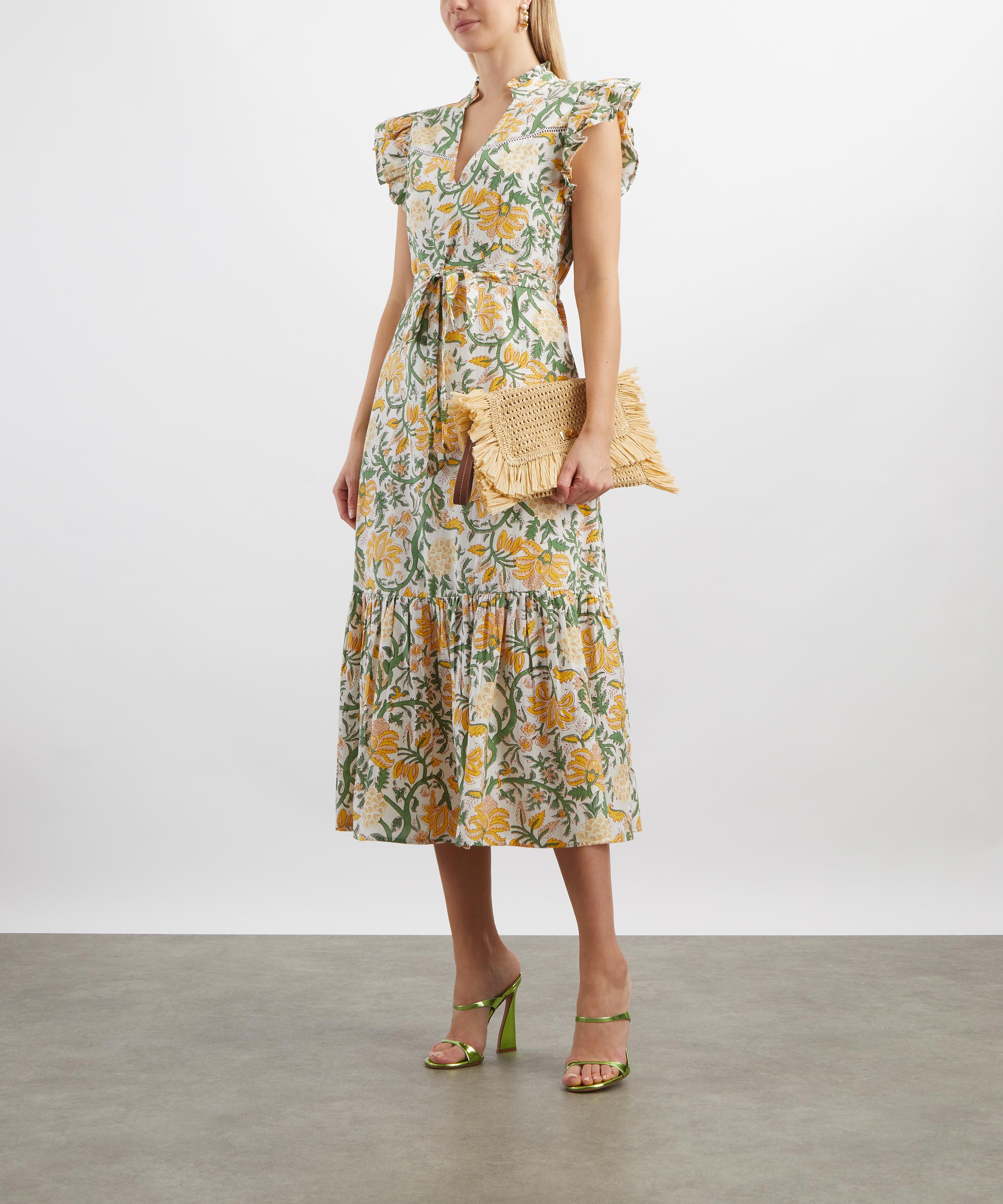 Neve & Noor - Allegra Golden Flora Dress image number 1
