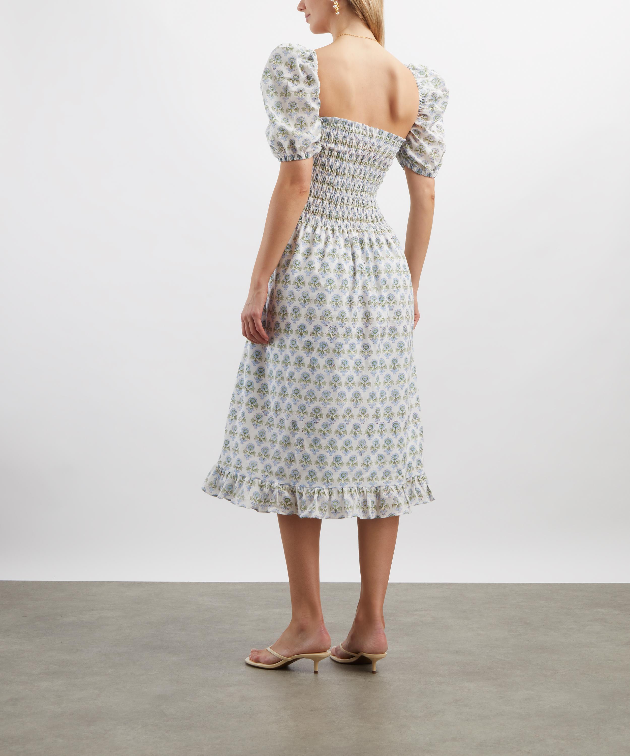 Neve & Noor - Ava Cornflower Petals Dress image number 3